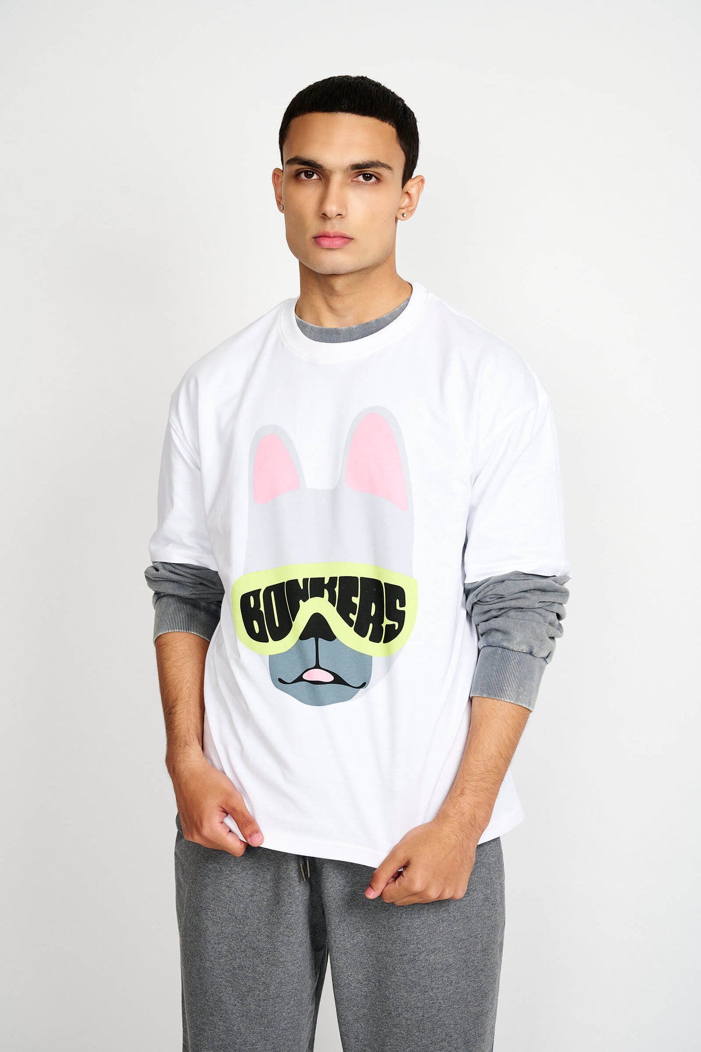 Bonkers Bulldog Oversized T-shirt