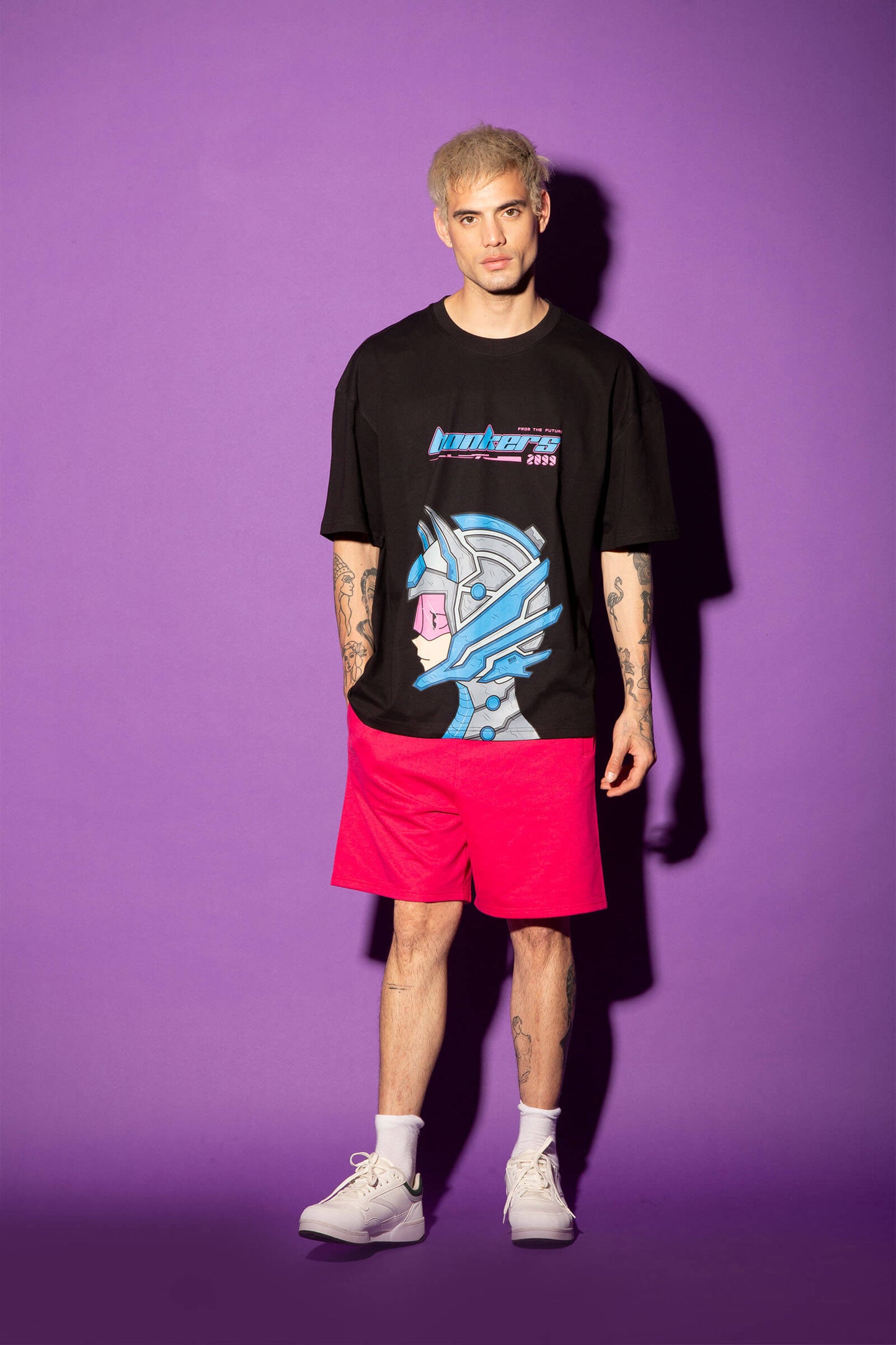 Bonkers Futuristic Oversized T-Shirt