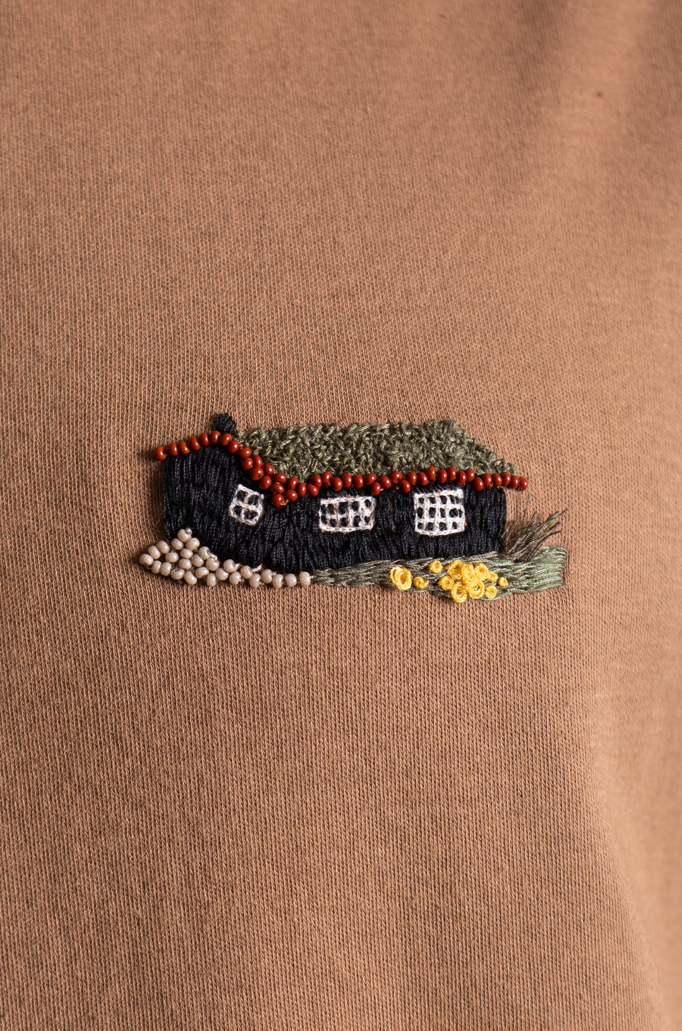 'The Ranch' Sleeveless T-shirt (Toffee)