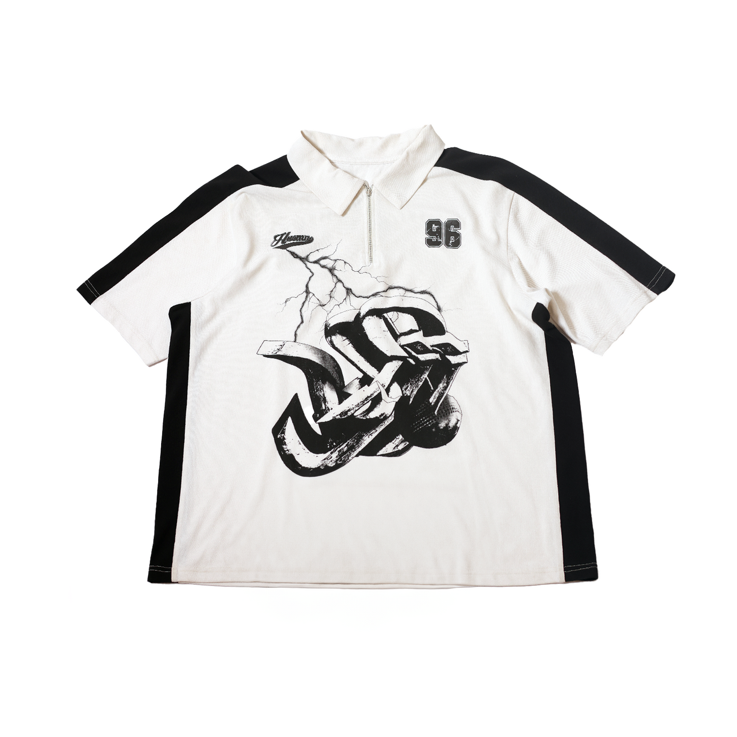 Shreyas Iyer x HUEMN 'Fiyer' T-shirt (White)