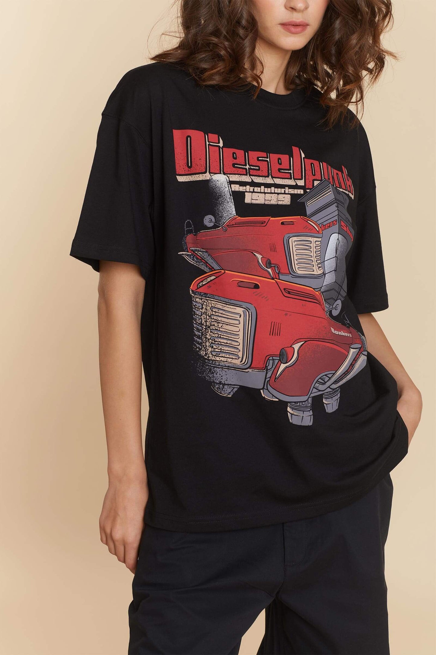 Diesel Punk Oversized T-shirt