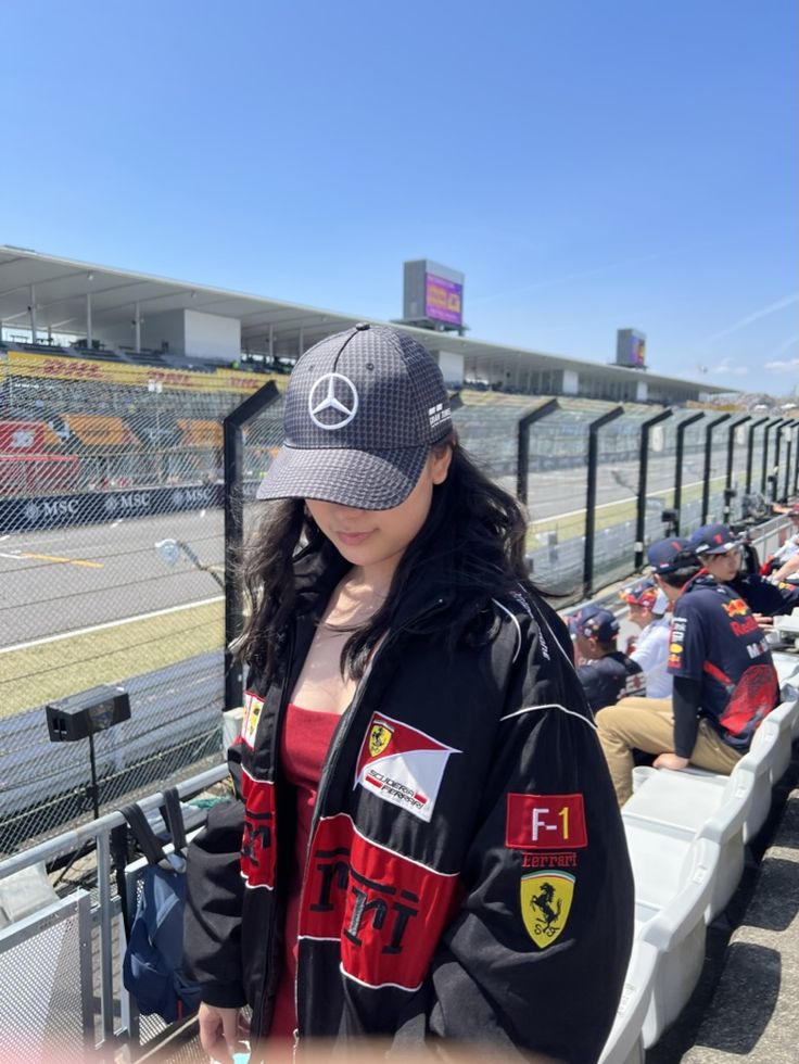Embroidered Black Ferrari F1 Jacket — Motorsport Luxe - Prime Fitz