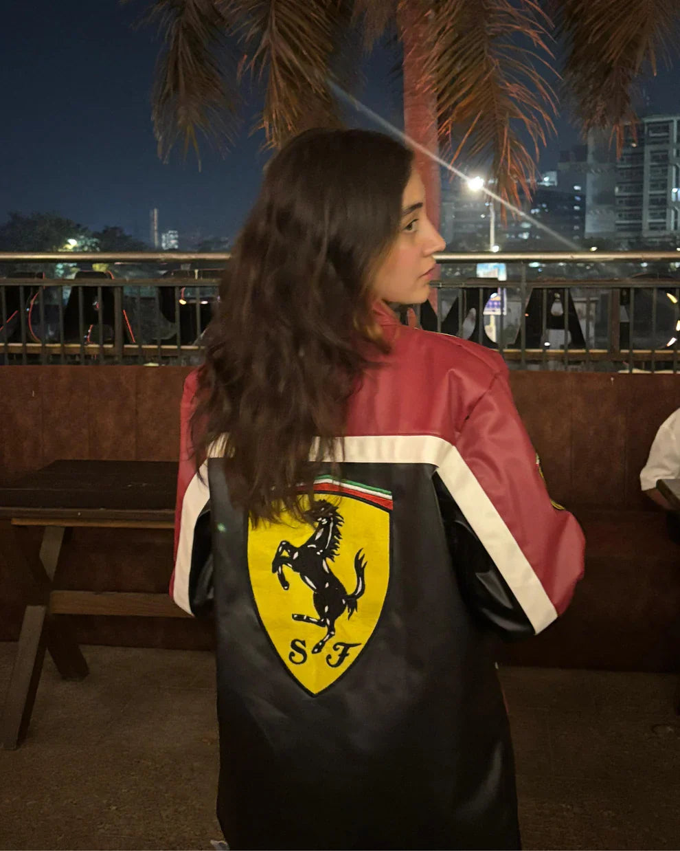 Ferrari Leather Racing Jacket | Iconic F1 Streetwear Essence - Prime Fitz