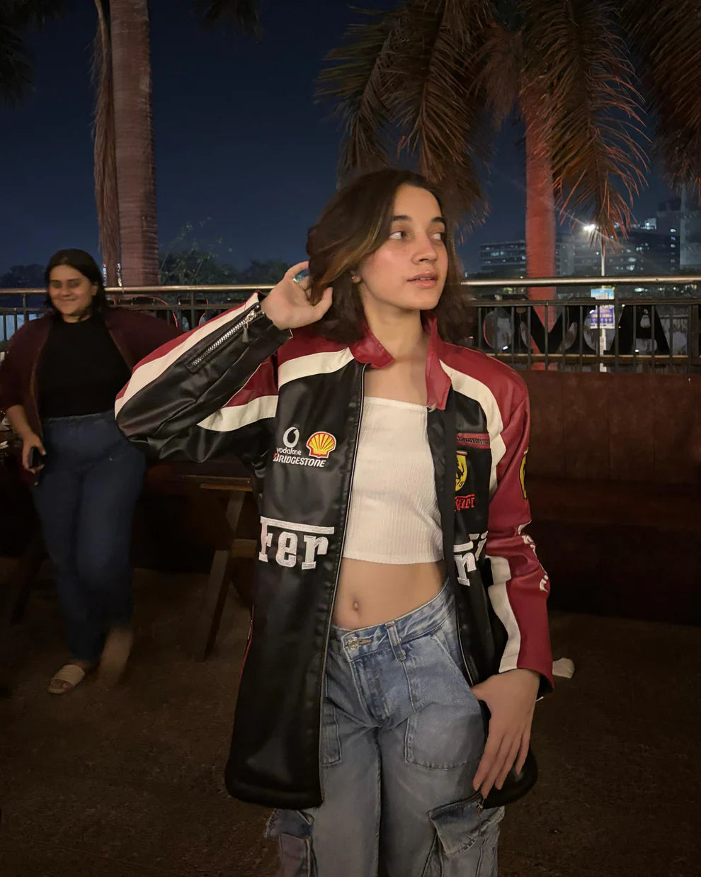 Ferrari Leather Racing Jacket | Iconic F1 Streetwear Essence - Prime Fitz