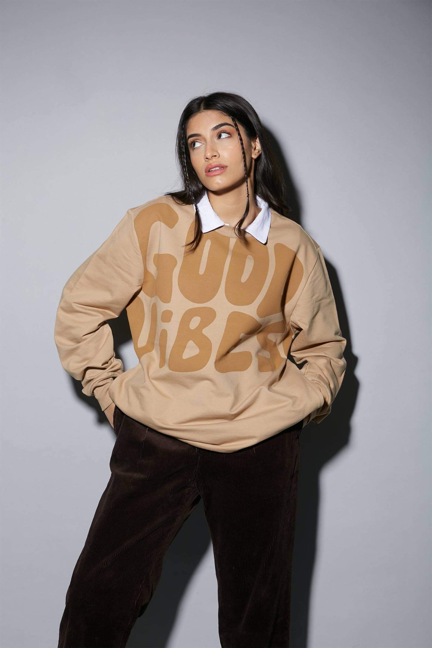 Good Vibes Oversized Heavyweight Sweatshirt