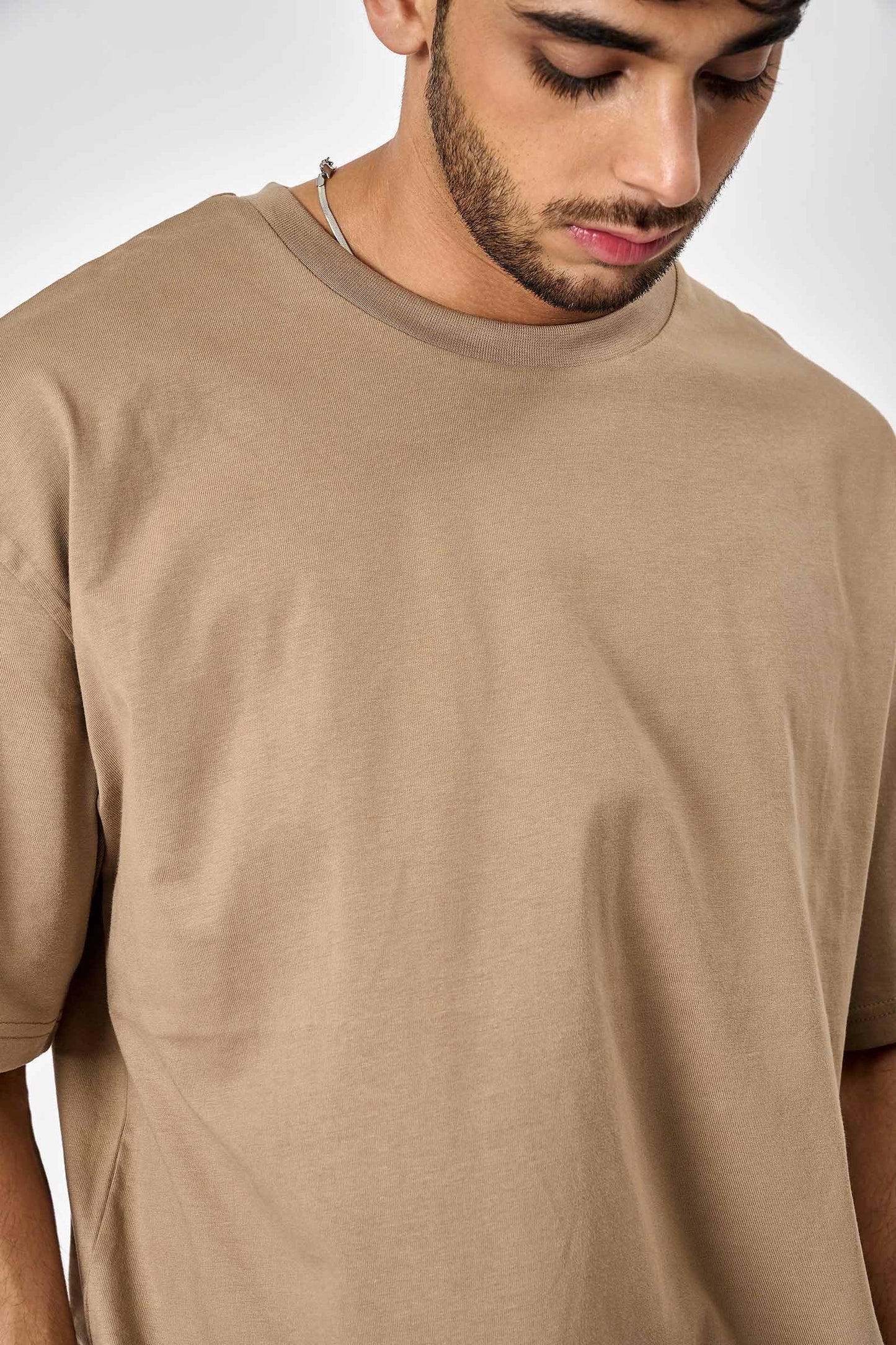 Khaki Heavyweight Oversized T-shirt