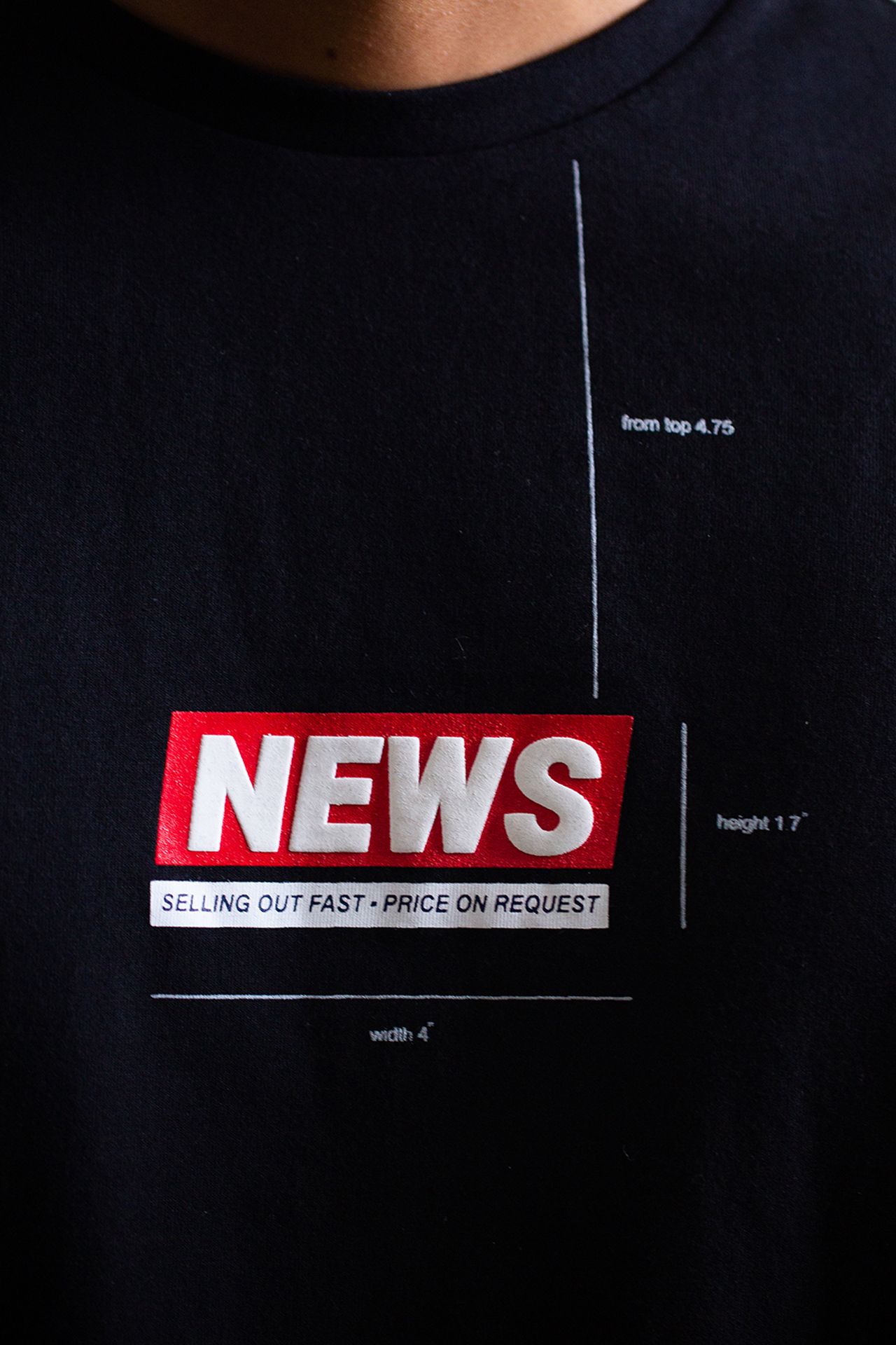 Huemn Capsule Drop: News T-Shirt (Black)