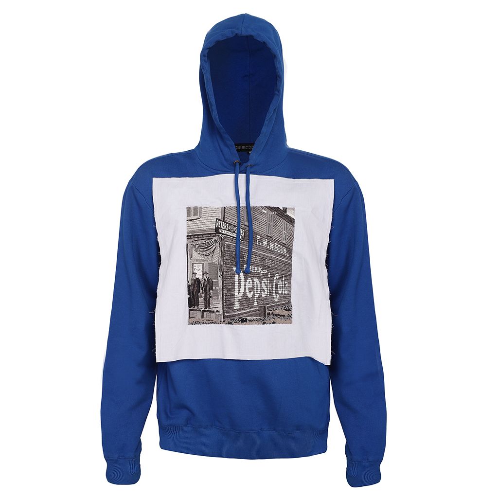 Handcrafted Vintage 'Pepsi' Hoodie