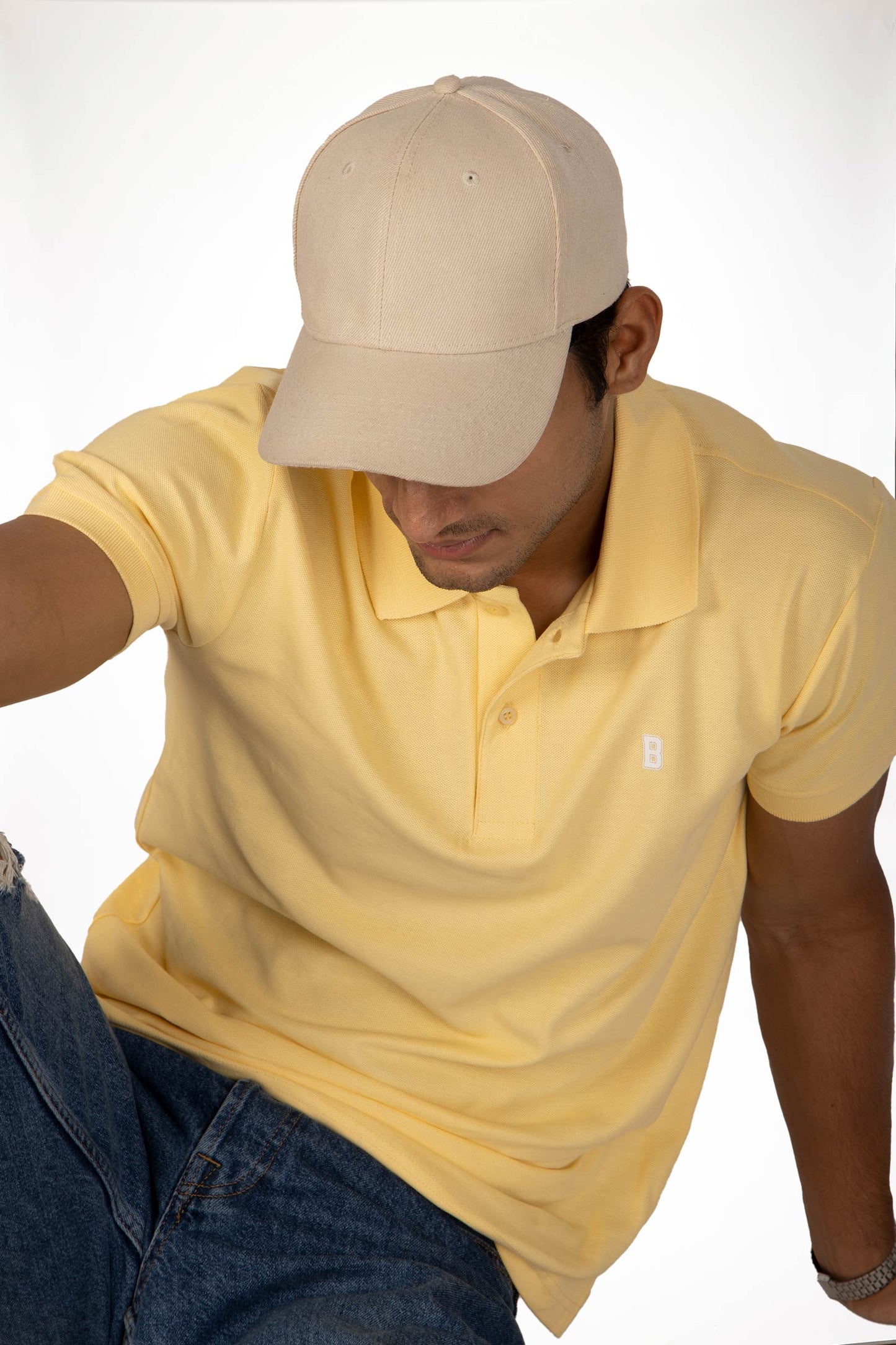 Pastel Yellow Polo - Prime Fitz