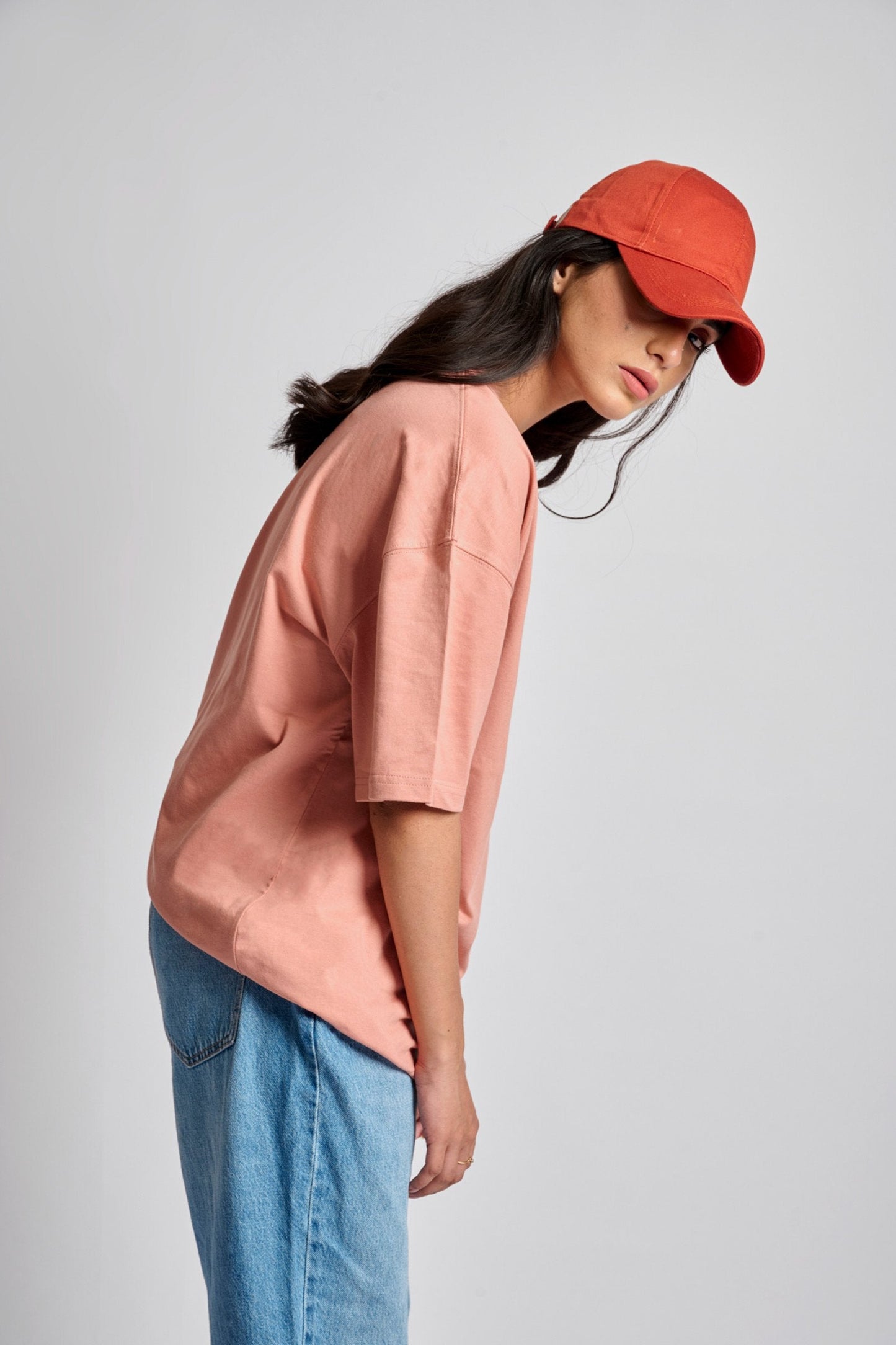 Peach Heavyweight Oversized T-shirt