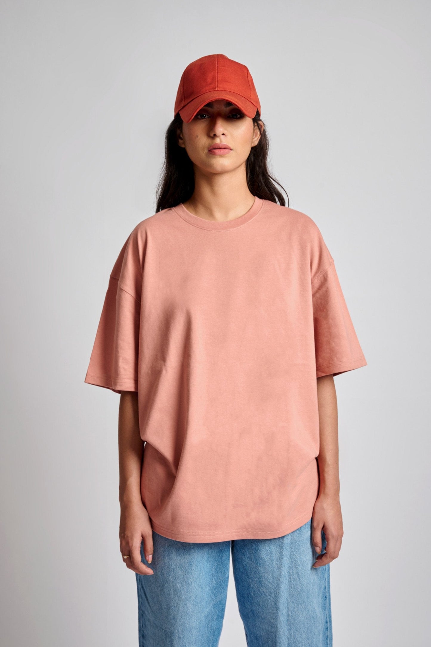 Peach Heavyweight Oversized T-shirt