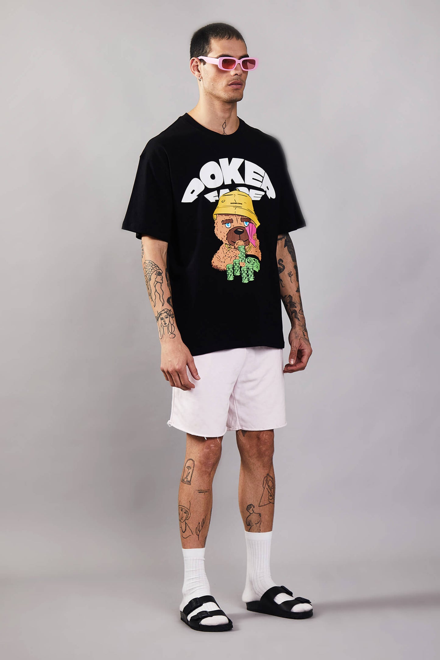 Poker Face Oversized T-Shirt