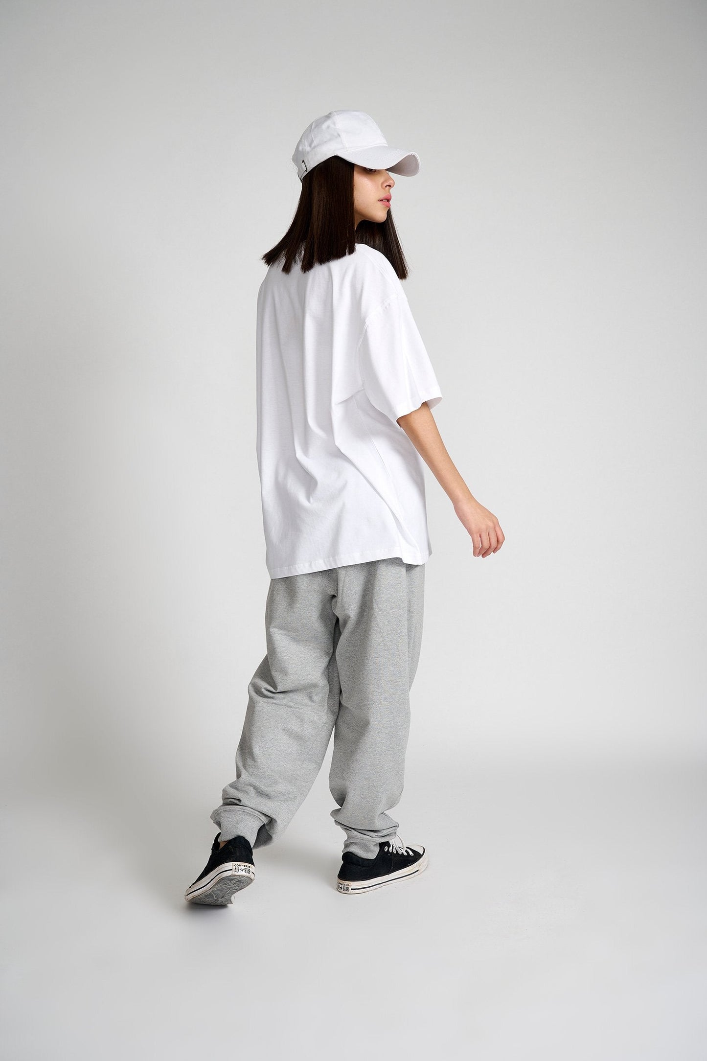 Punk White Oversized T-shirt