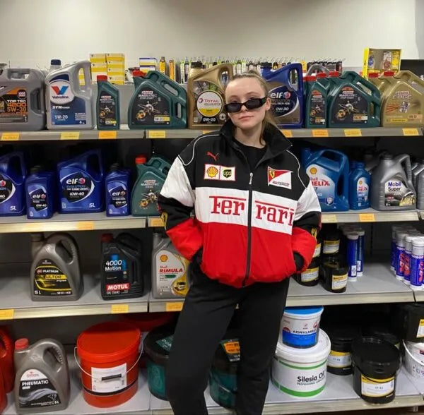 Ferrari F1 Vintage Racer Jacket | Classic Motorsport Fashion - Prime Fitz