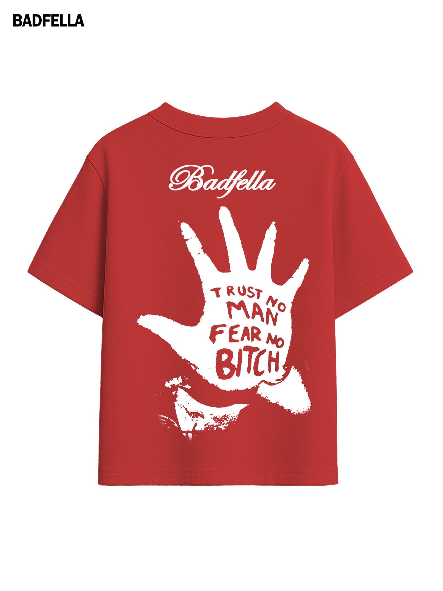 No Trust No Fear, Oversized Boxy Tee - Prime Fitz