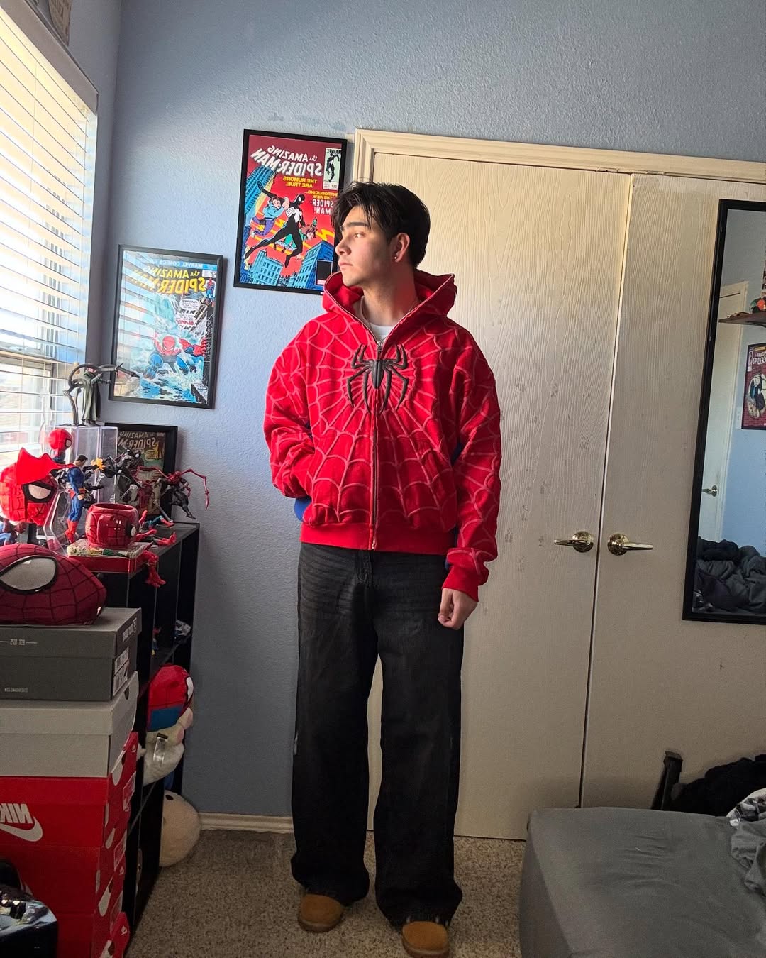 Spidey Society OG Red Zip-Up Jacket – Heroic Streetwear Redefined - Prime Fitz