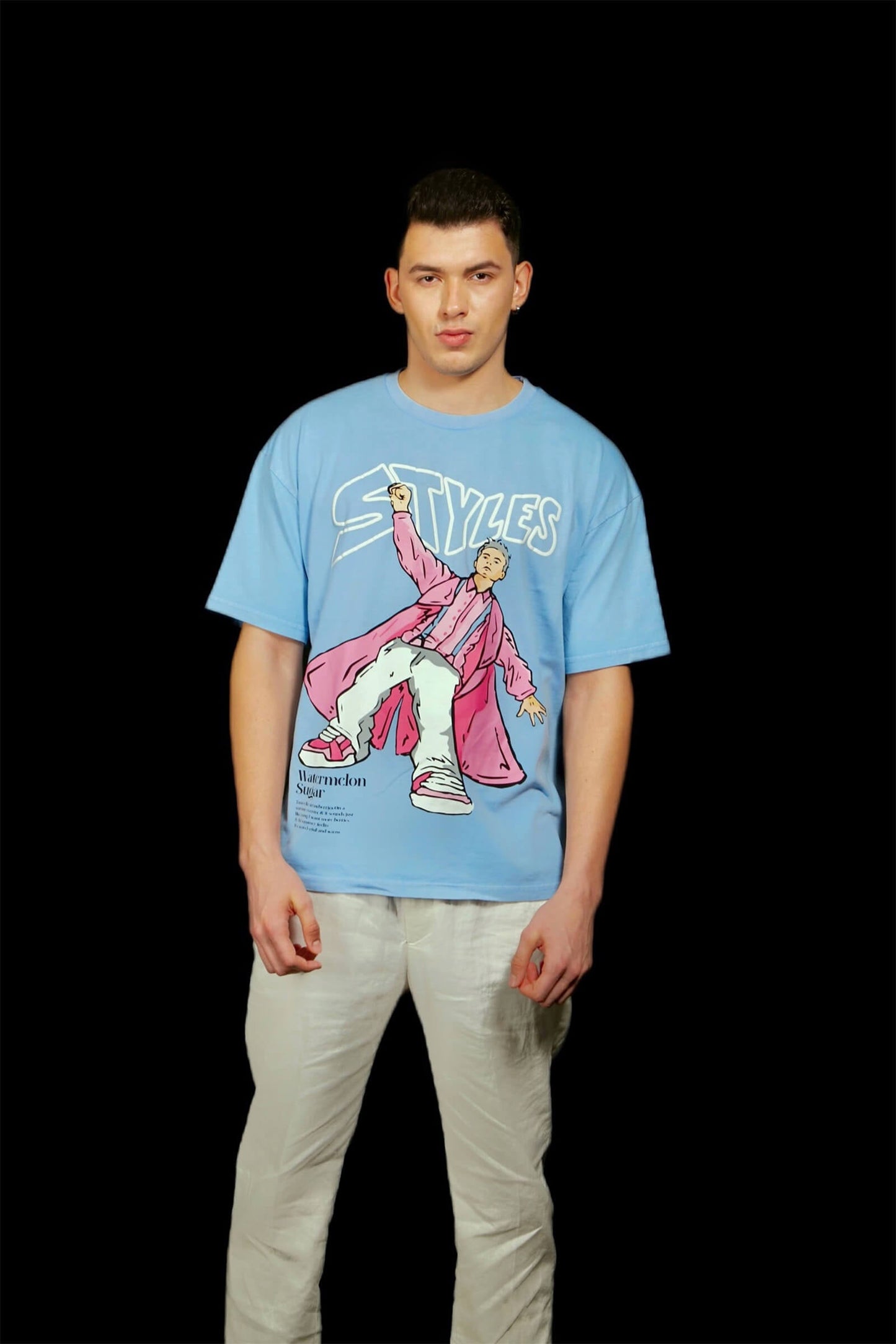 Styles Faded Effect Oversized T-Shirt