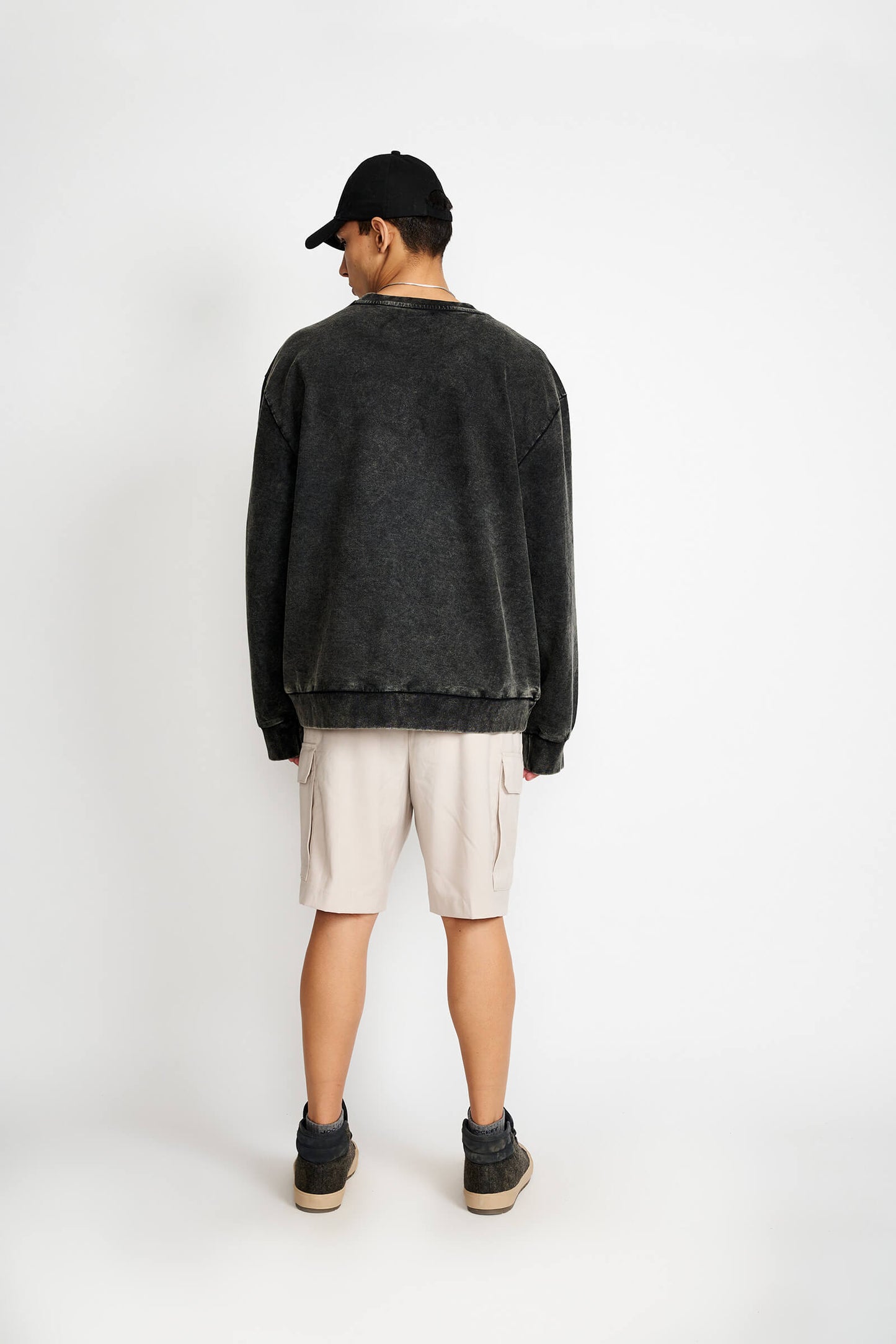 Travis Scott Faded Effect Heavyweight Sweatshirt