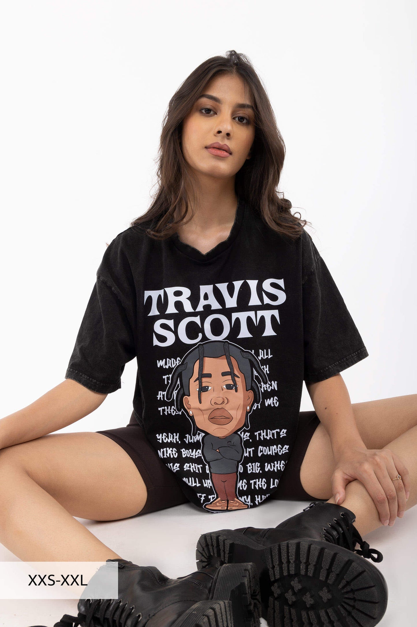Travis Scott Faded Oversized T-shirt