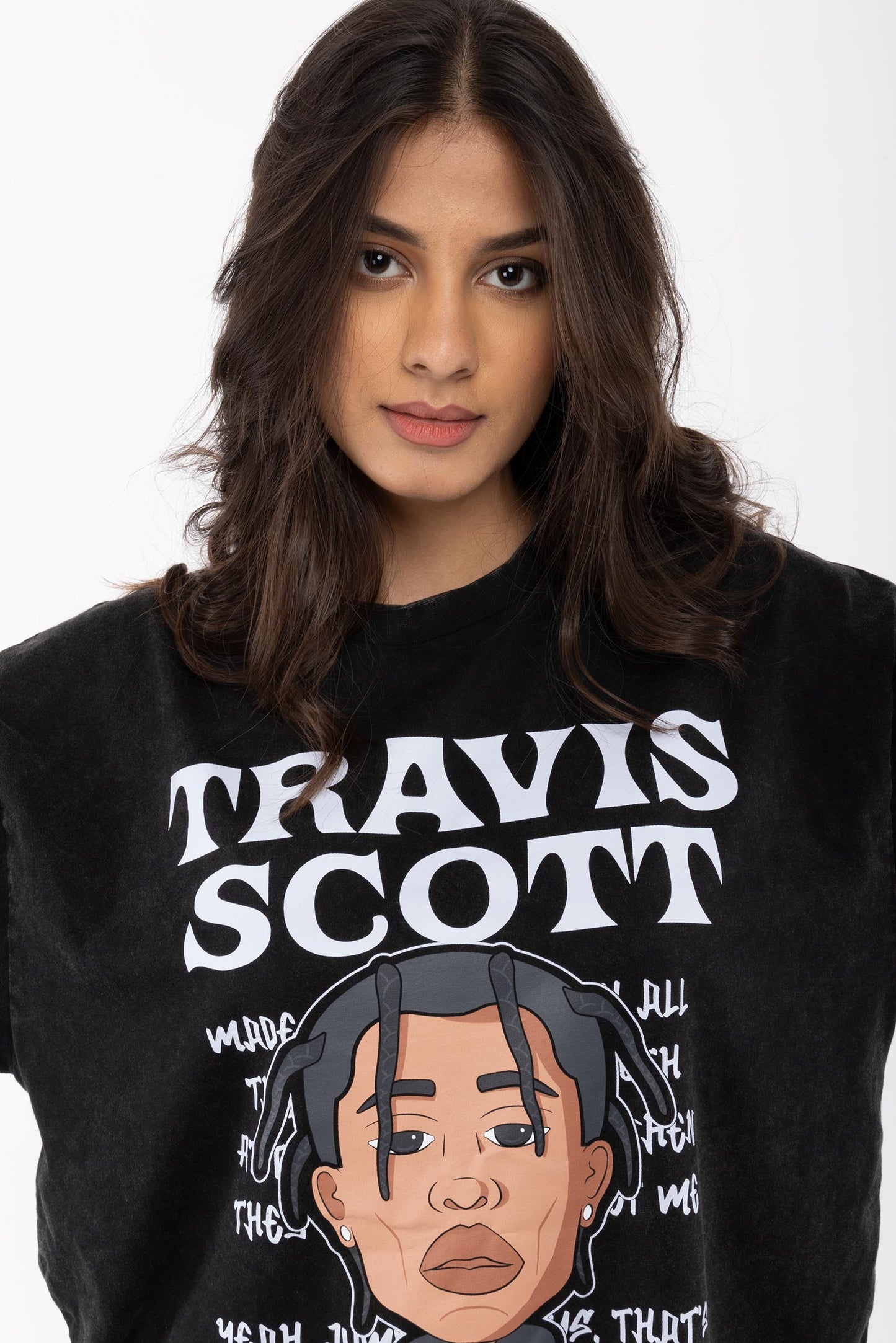 Travis Scott Faded Oversized T-shirt
