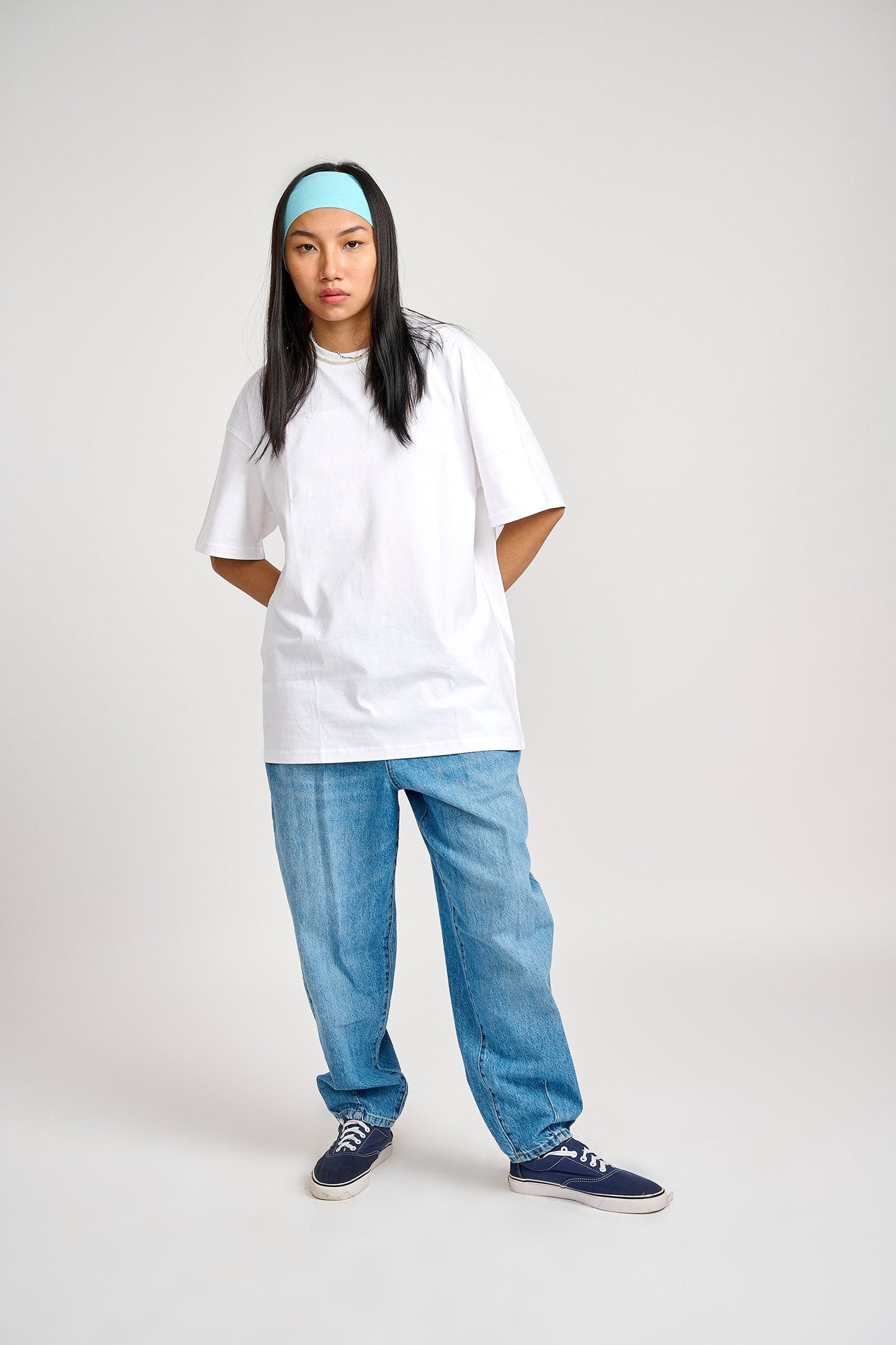 White Heavyweight Oversized T-shirt