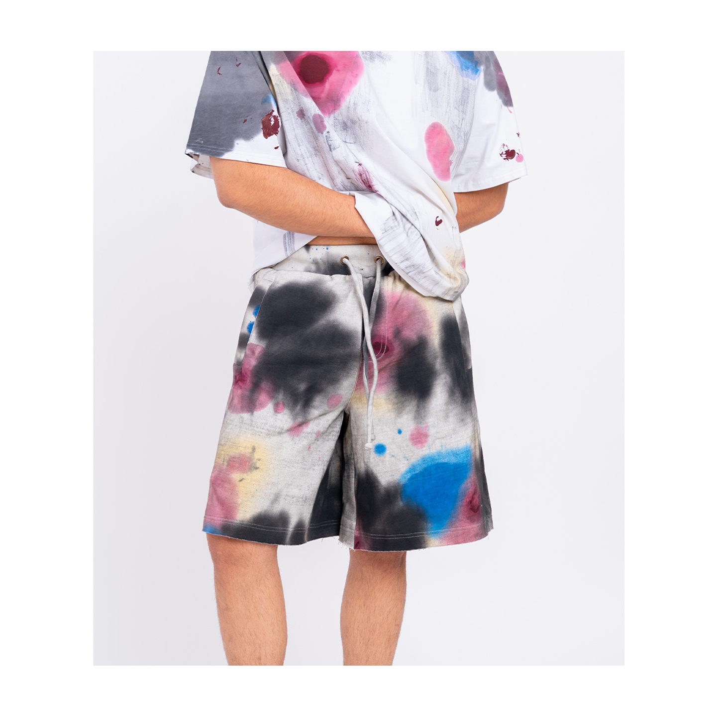 Huemn Blood Washed Short (White)