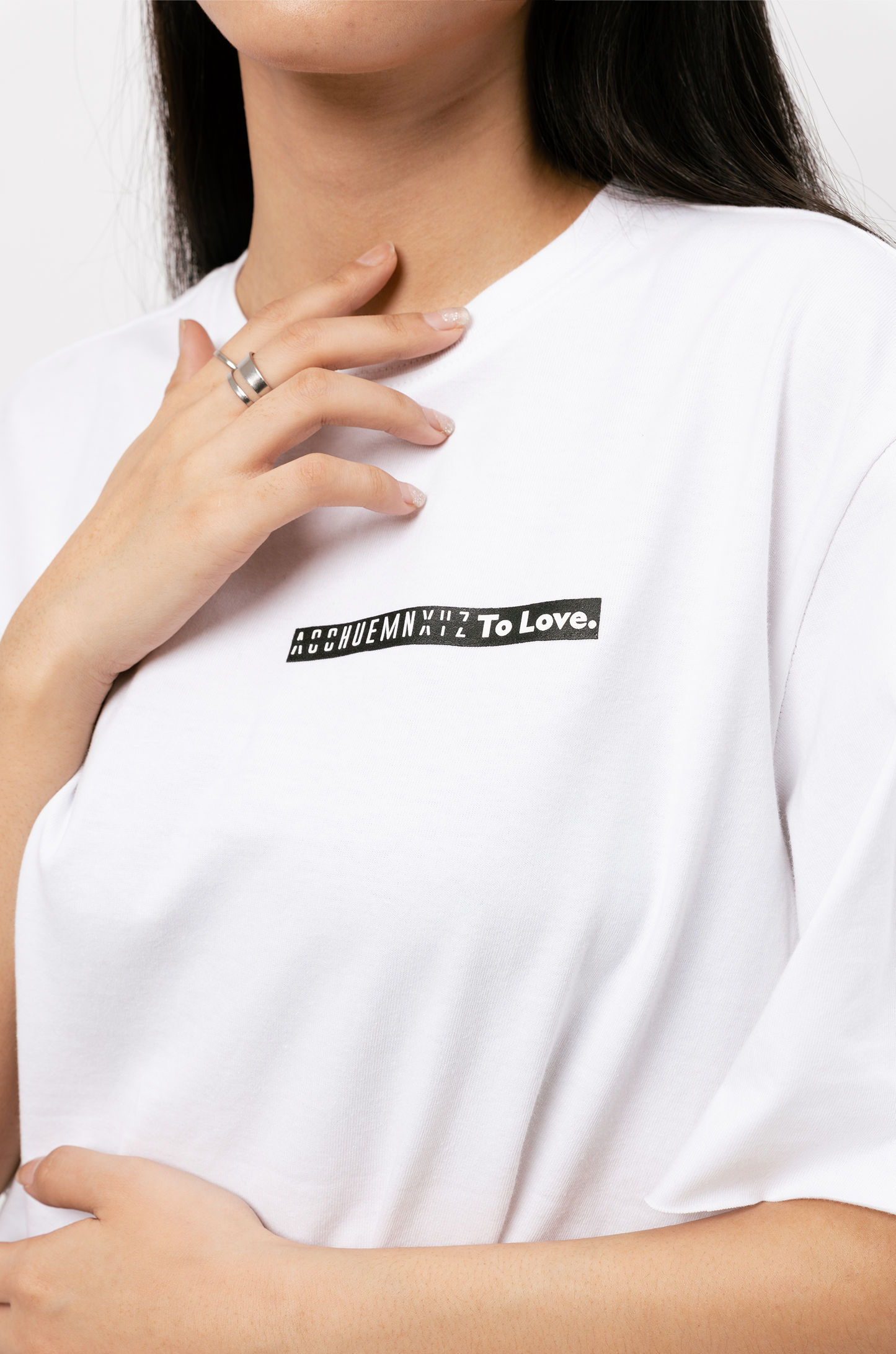 To Love Crop Top (White)