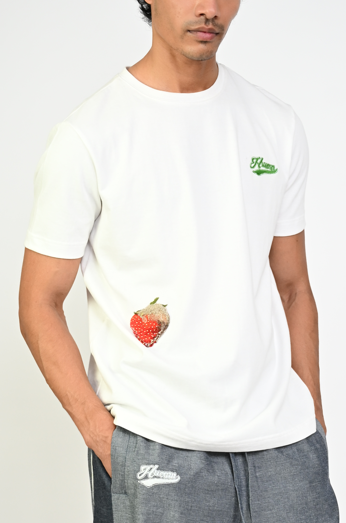 Embroidered White T-shirt