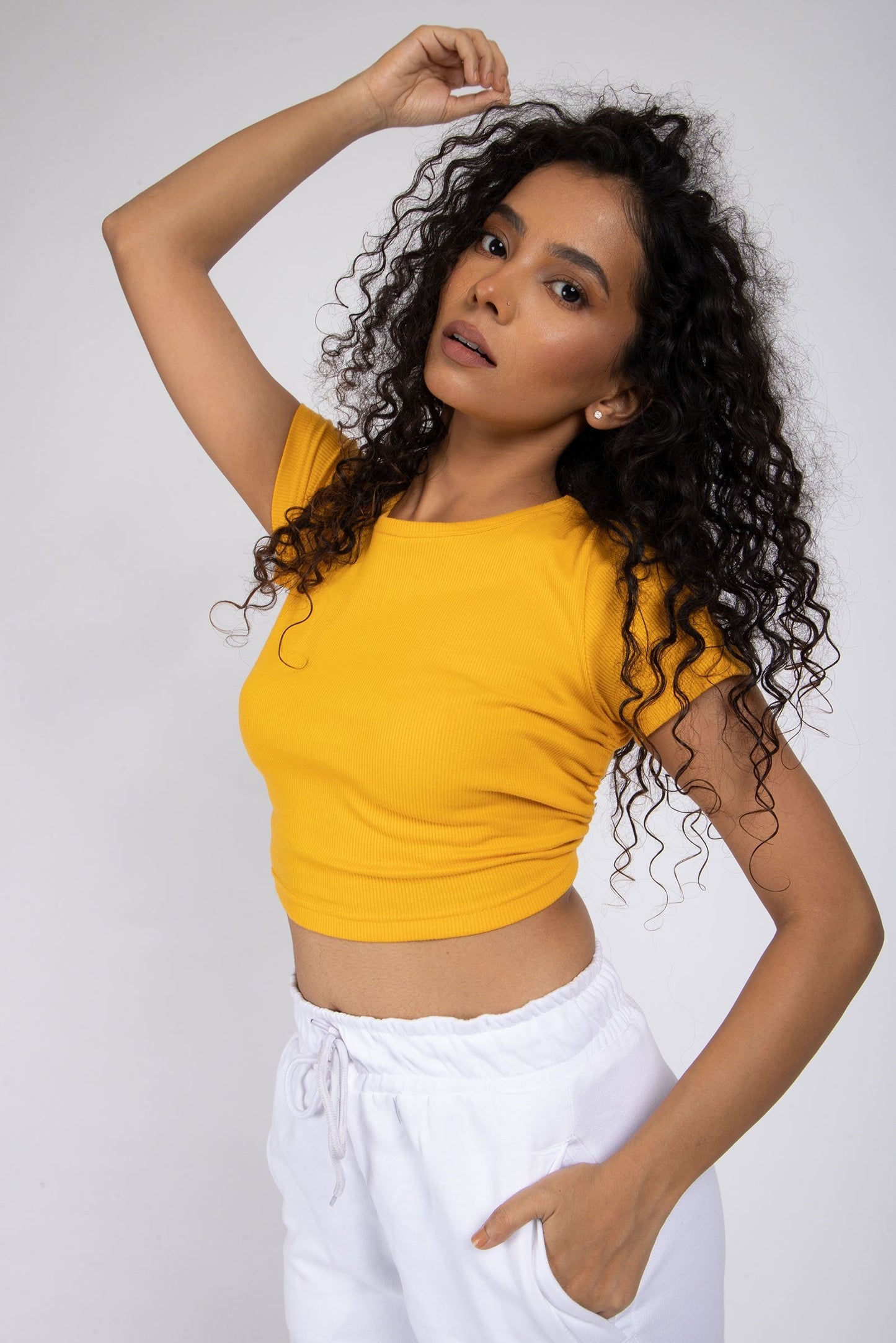 Yellow Backless Tie-Up