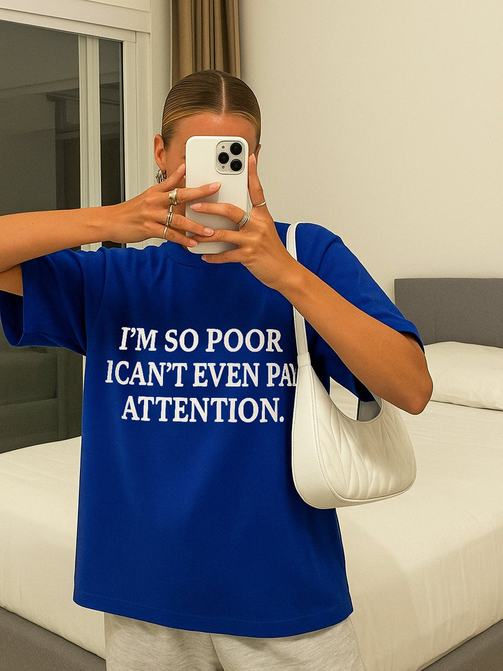 "So Poor" Oversized Tee - Prime Fitz