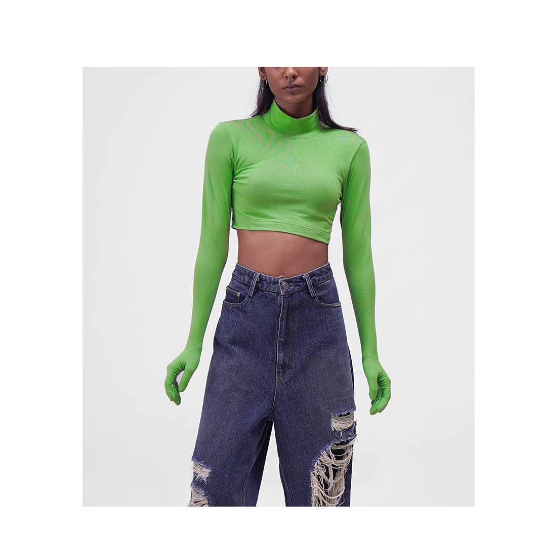 Second Skin Crop Top 2.0 (Green)