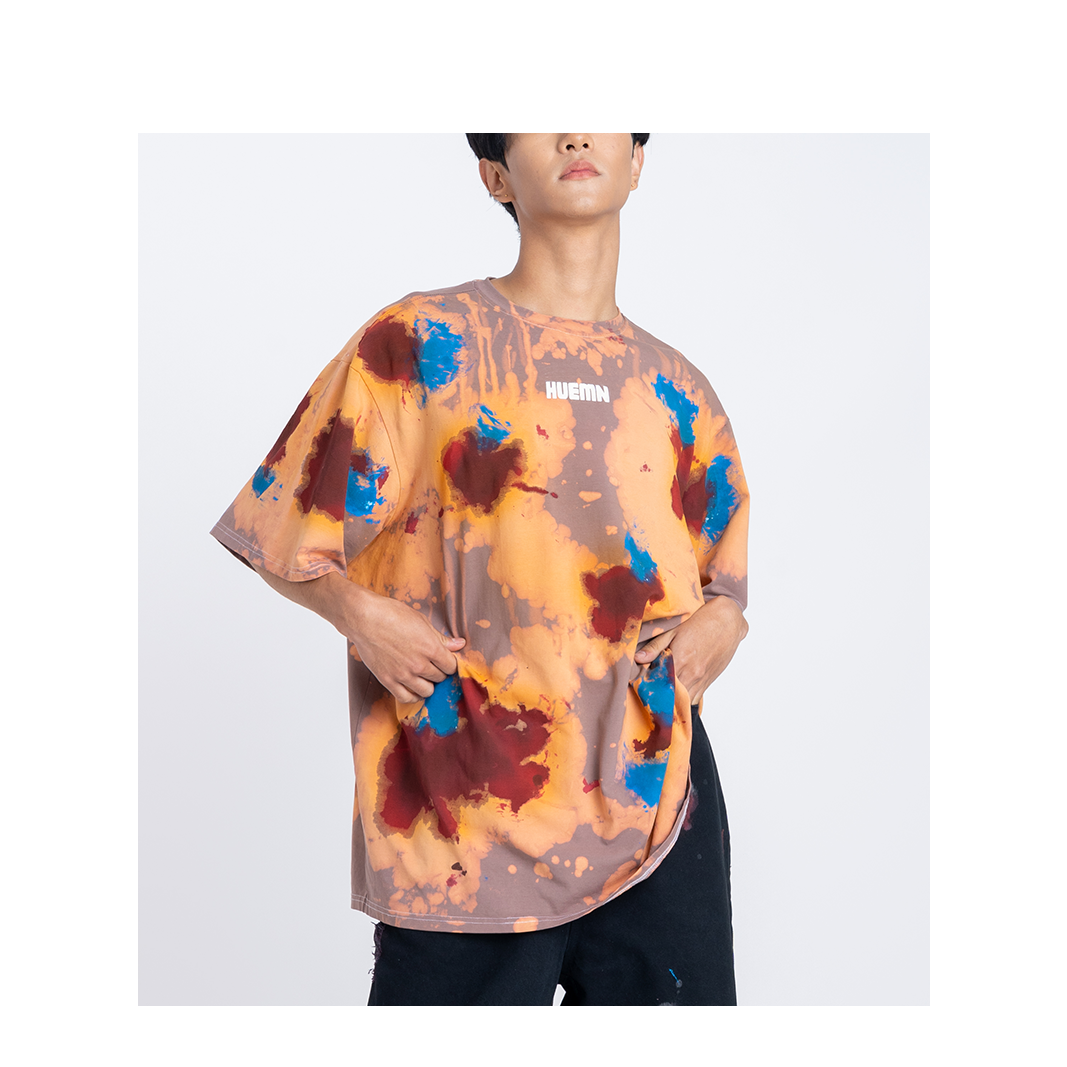 Huemn Blood Washed T-Shirt (Beige)