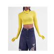 Second Skin Crop Top 2.0 (Yellow)
