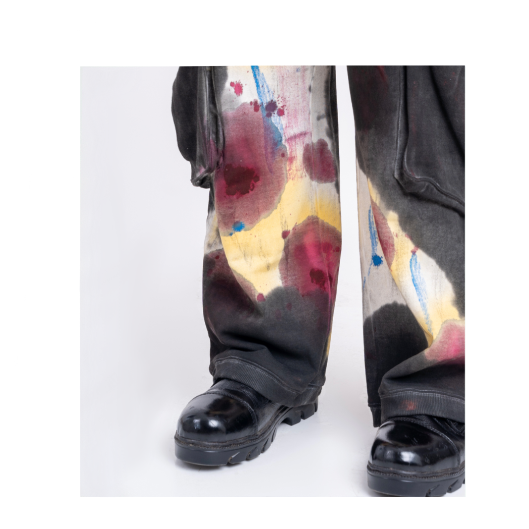 Huemn Blood Flap Pocket Sweatpant (White)
