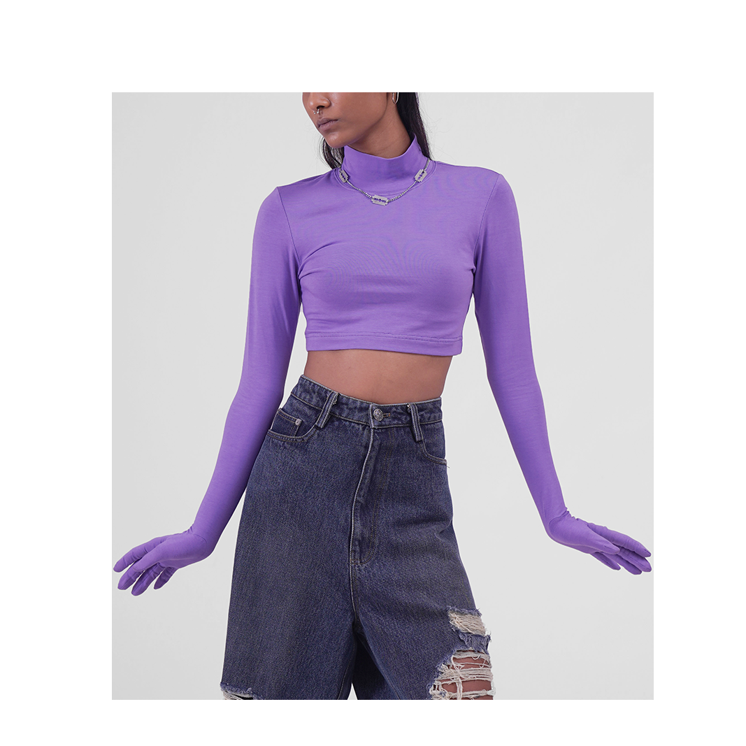 Second Skin Crop Top 2.0 (Lilac)