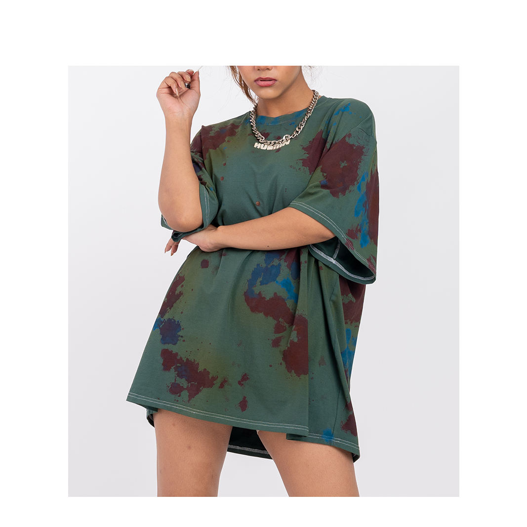 Huemn Blood Washed T-Shirt (Green)