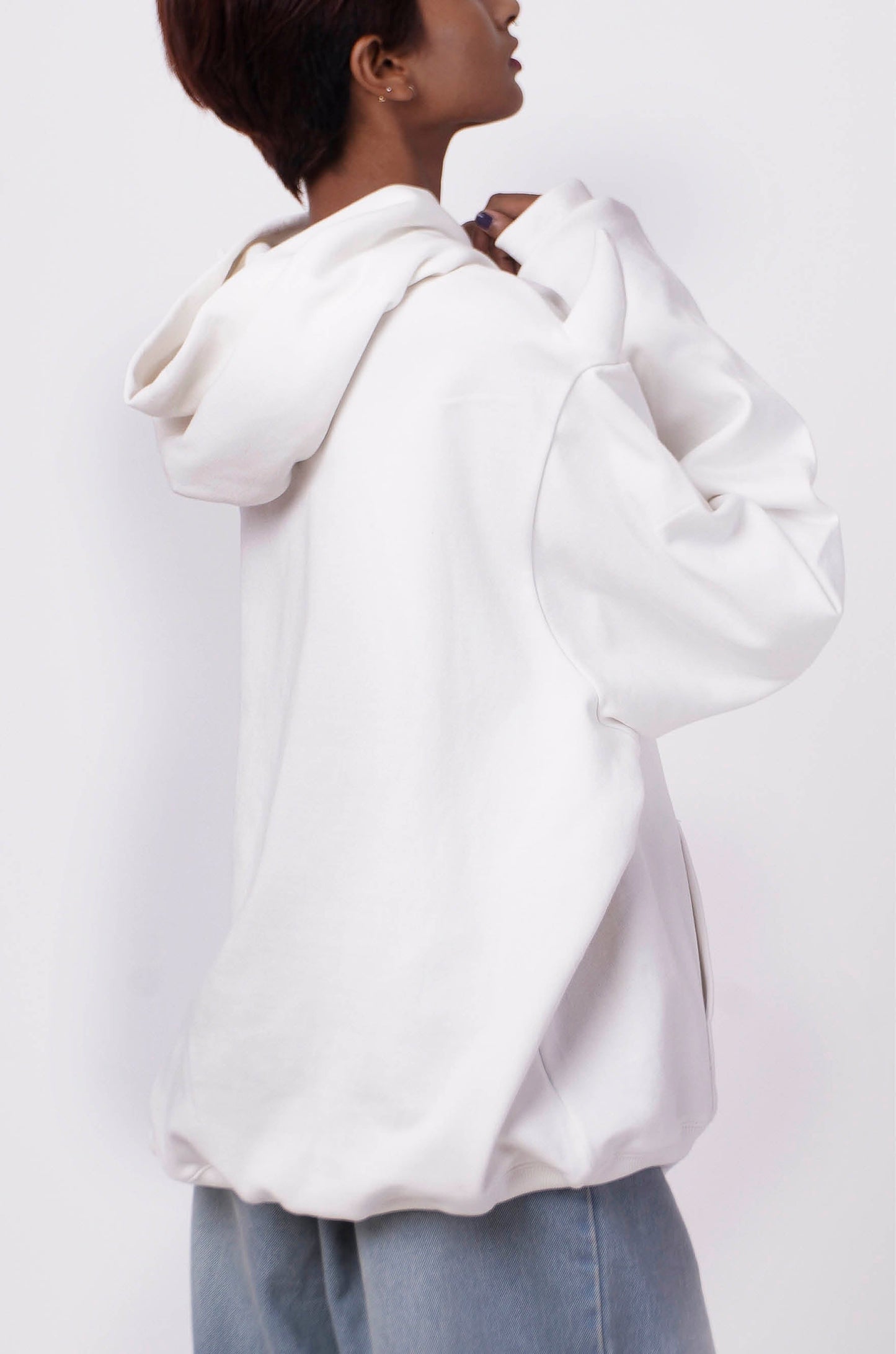 The Devil  Wears Huemn Hoodie (White)