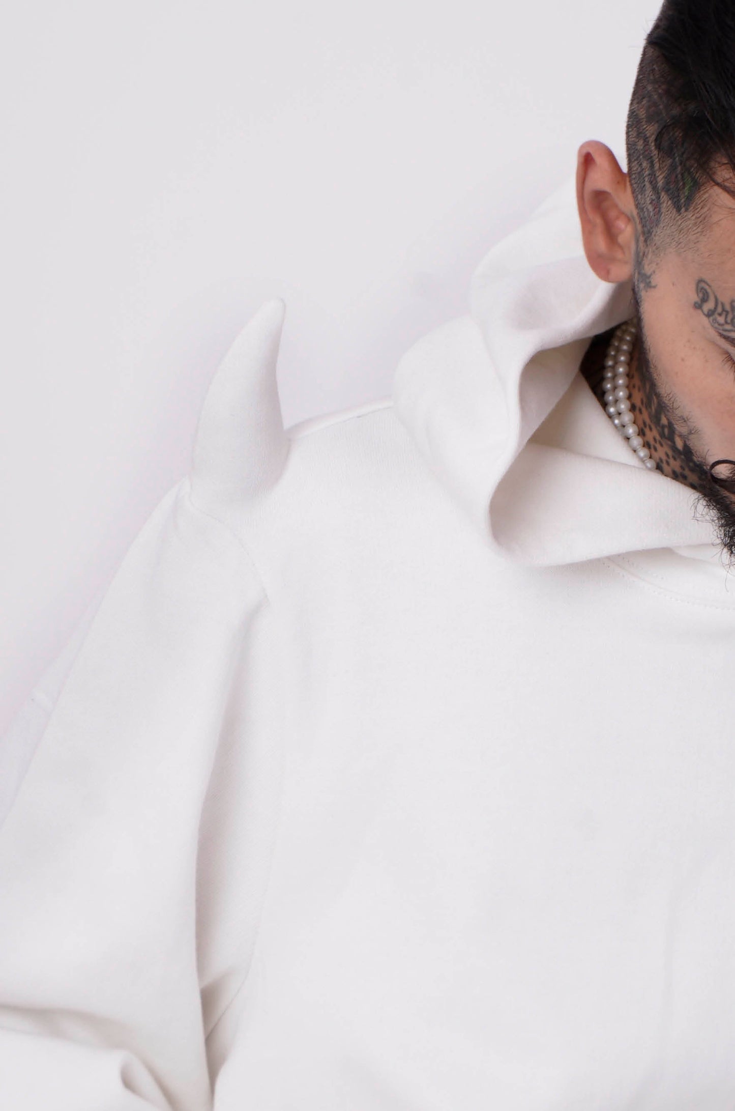 The Devil  Wears Huemn Hoodie (White)