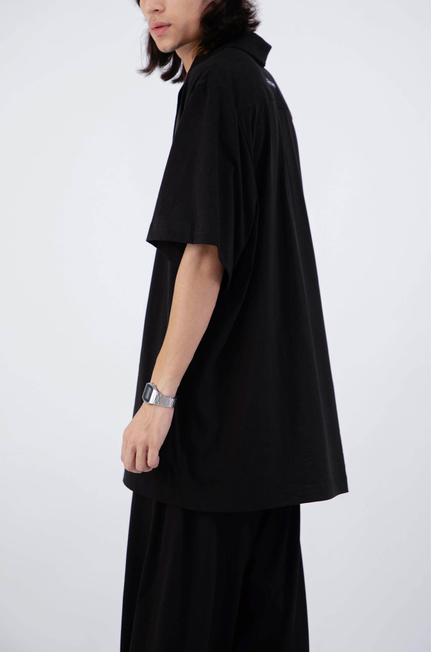 Huemn Gorilla Insignia Oversized Bowling Co-Ord Set (Black)