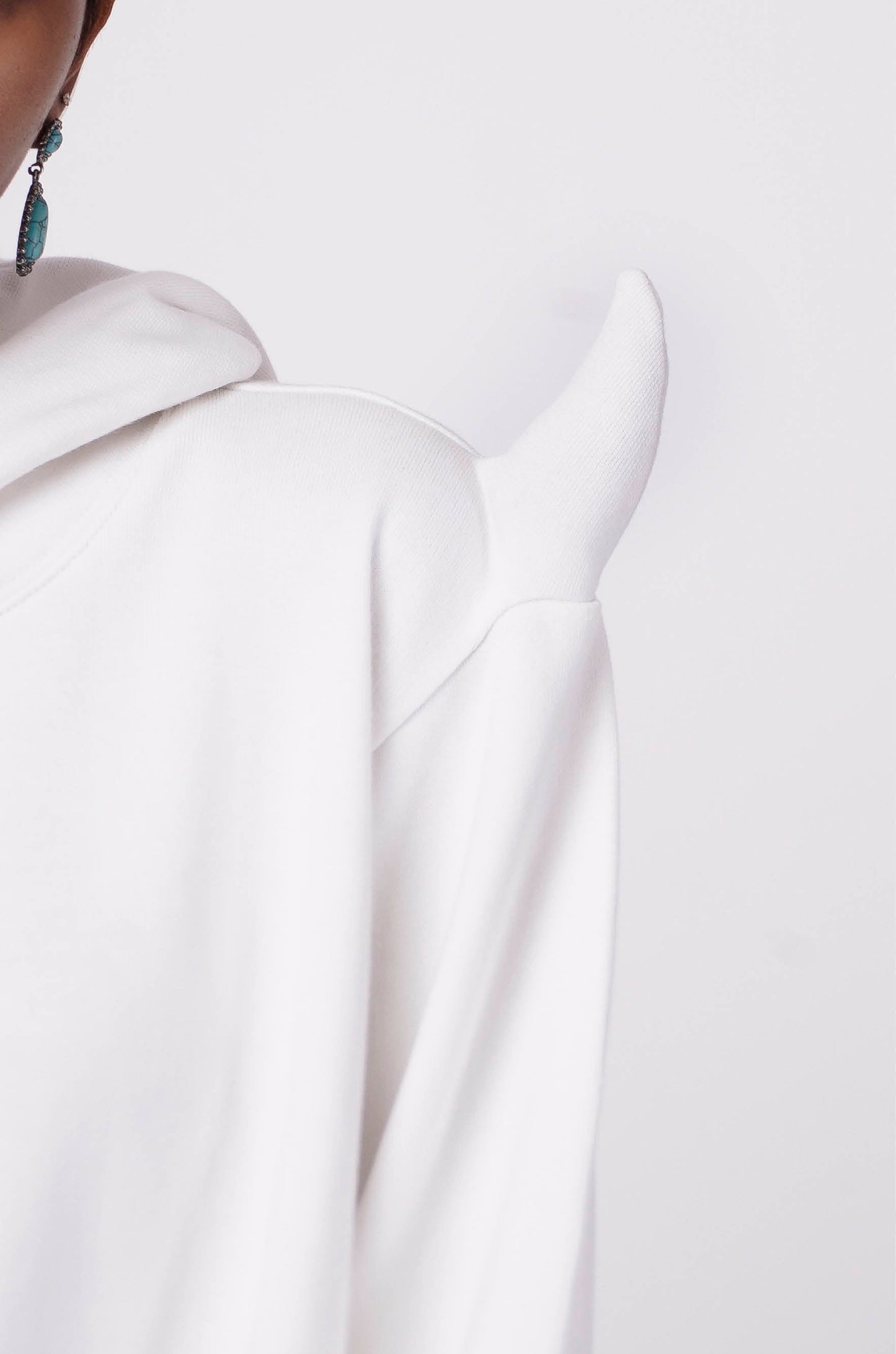 The Devil  Wears Huemn Hoodie (White)