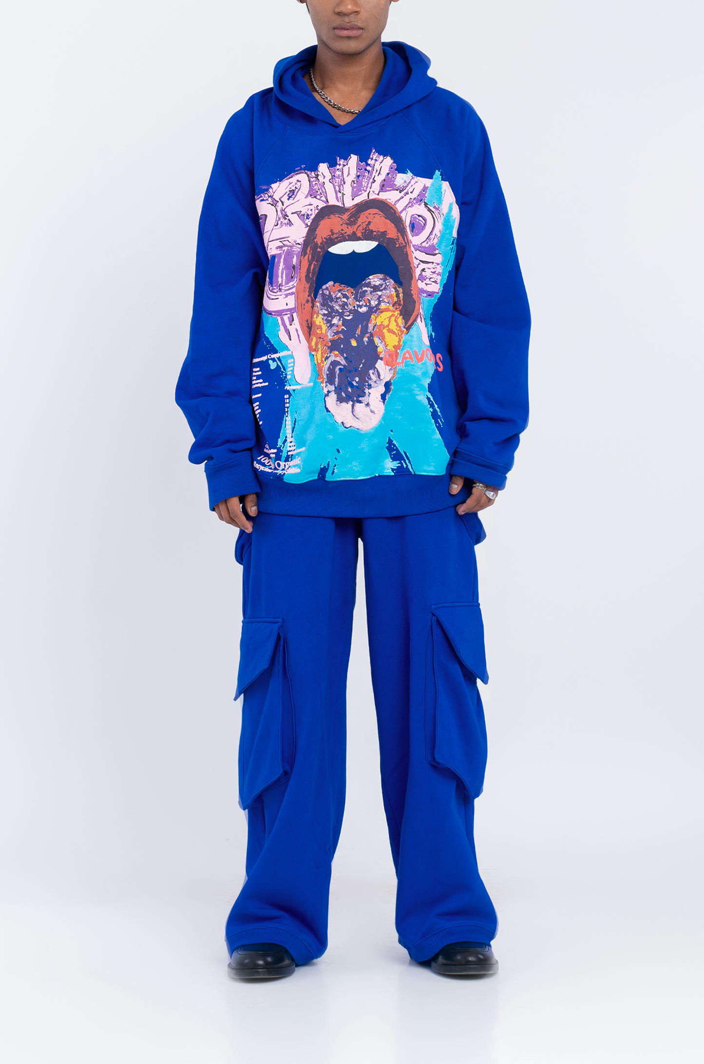 '8 Billion Flavours' Hoodie (Blue)