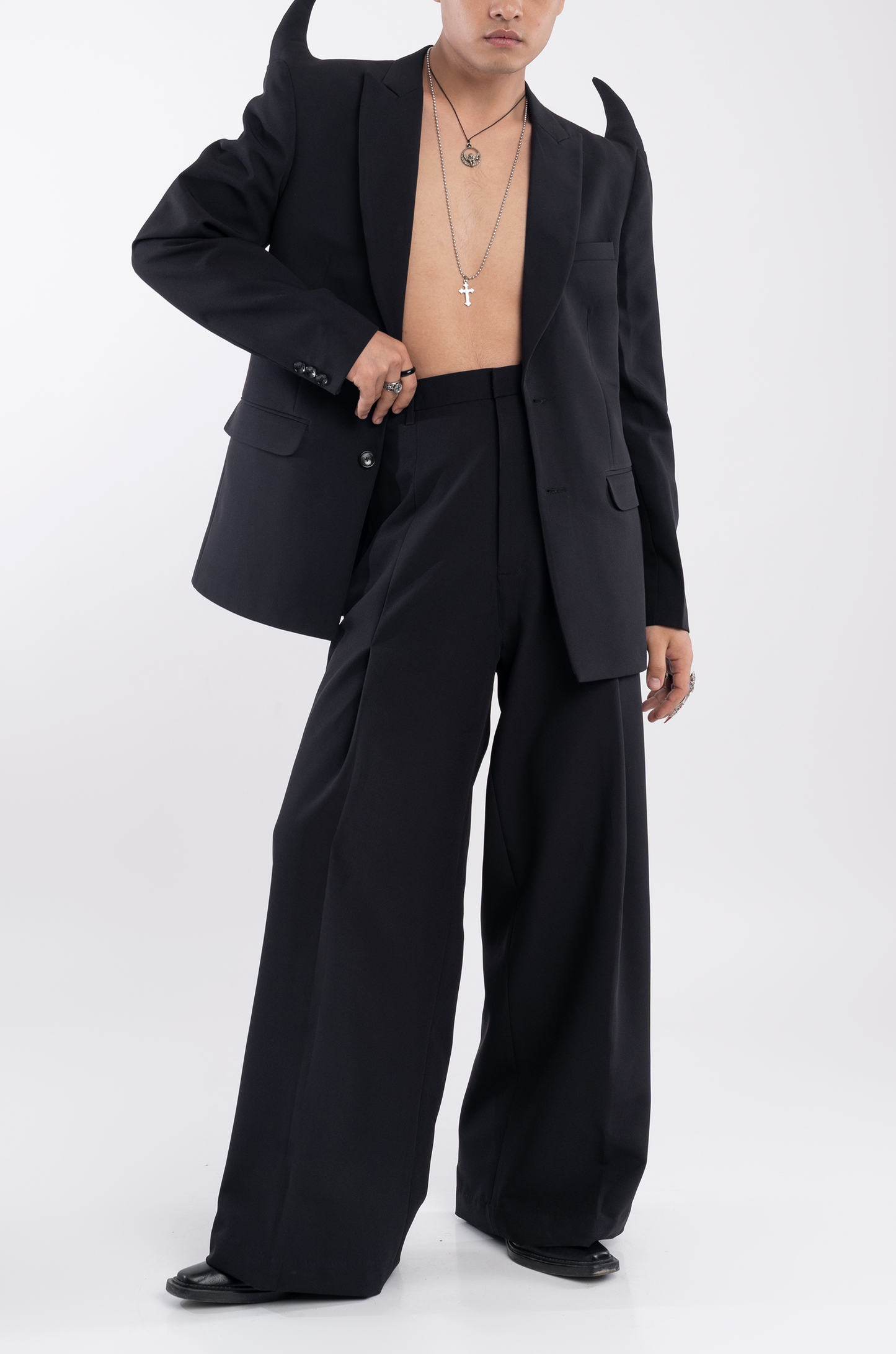 The Pleated High Trousers