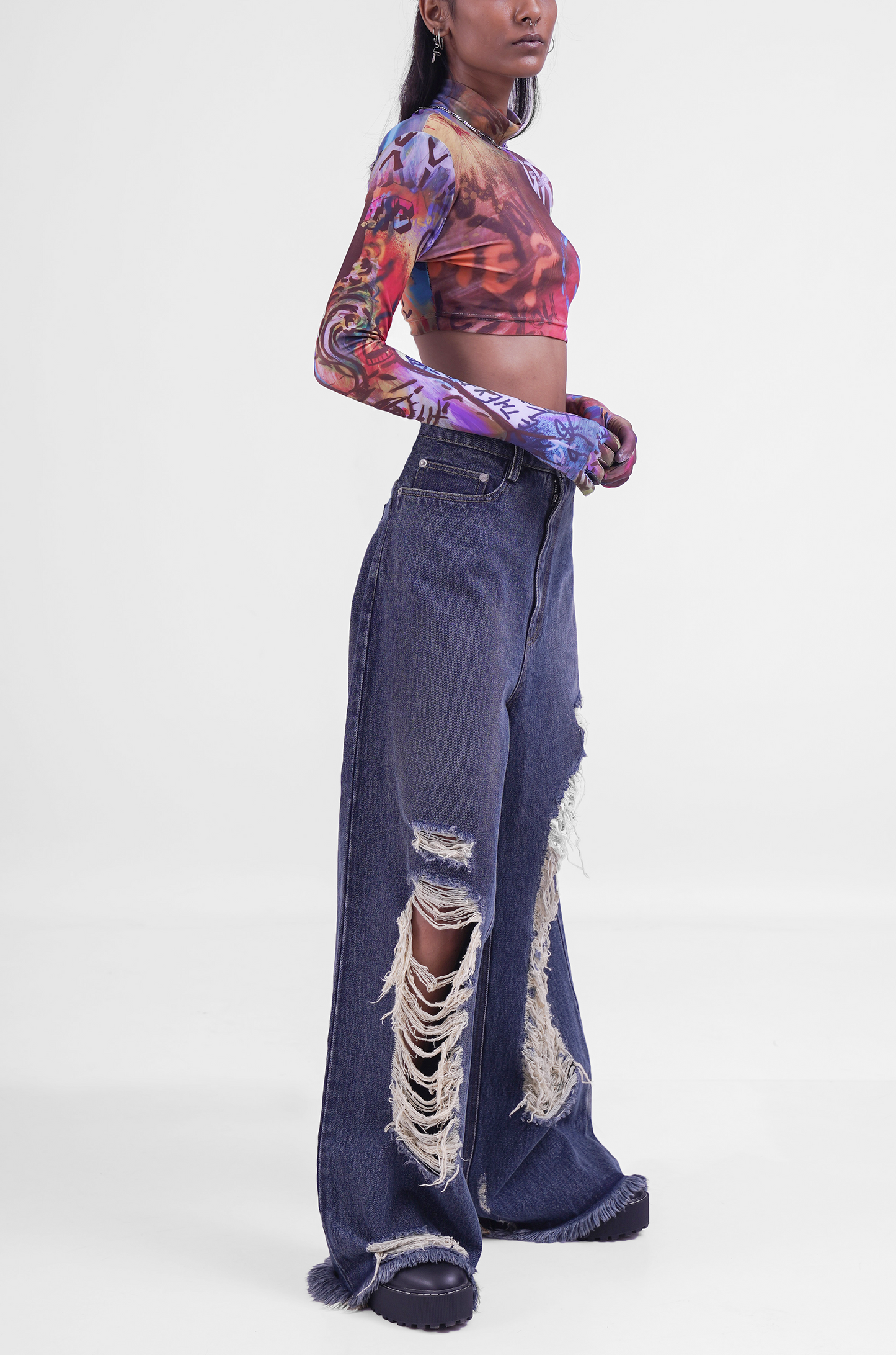 Second Skin Crop Top 2.0 (Graffiti)