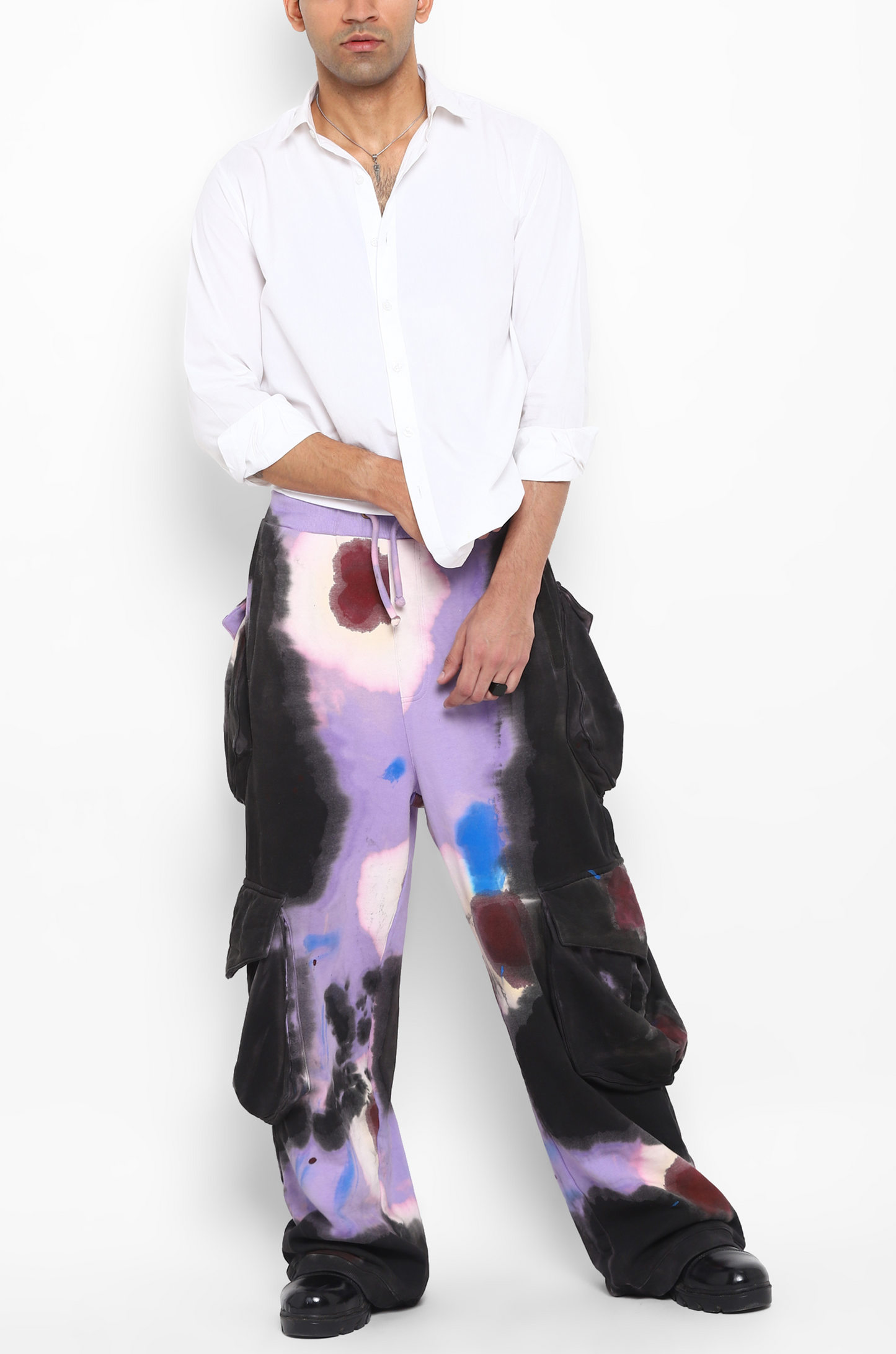 Huemn Blood Flap Pocket Sweatpant (Lilac)