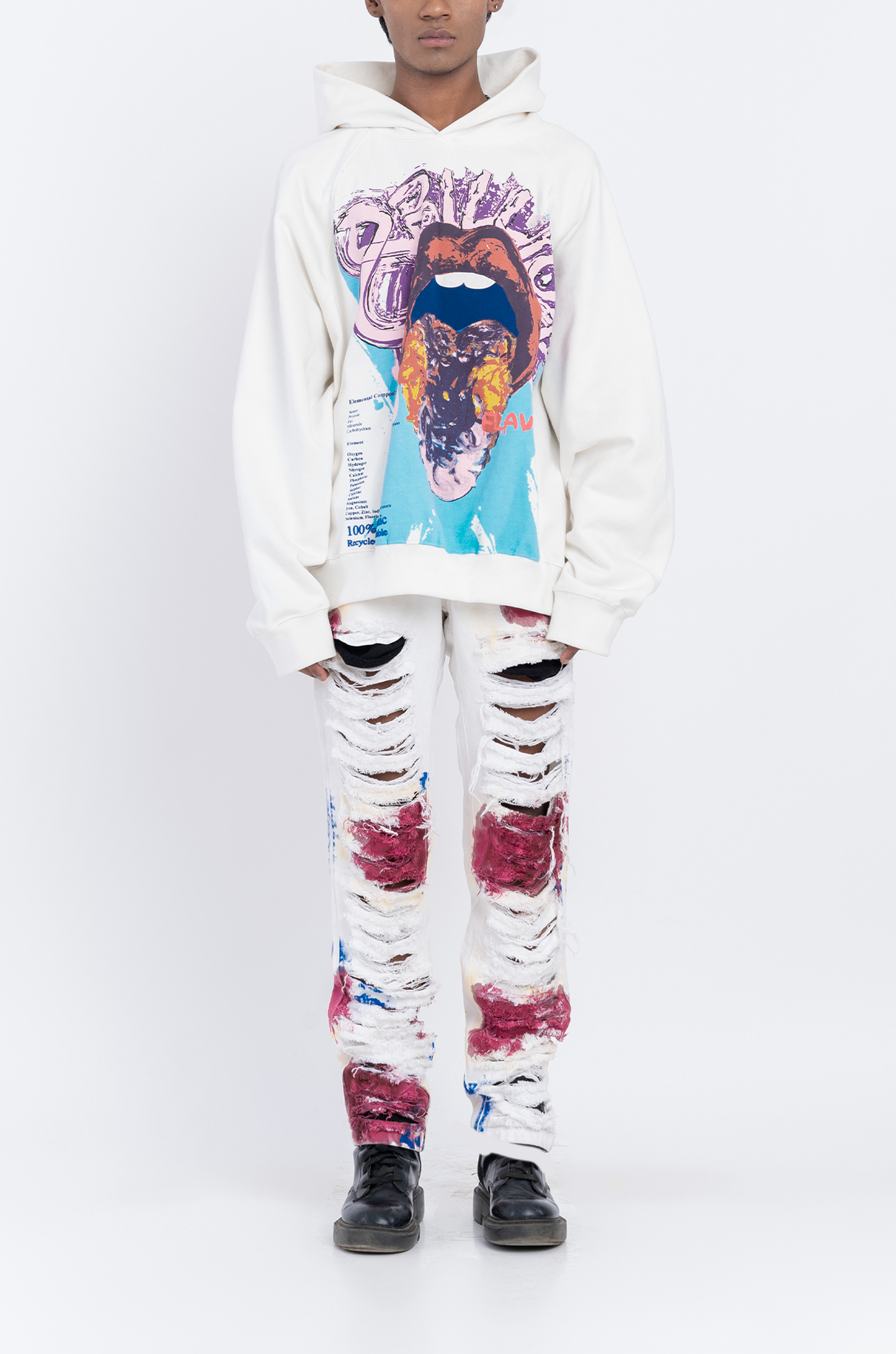 '8 Billion Flavours' Hoodie (White)