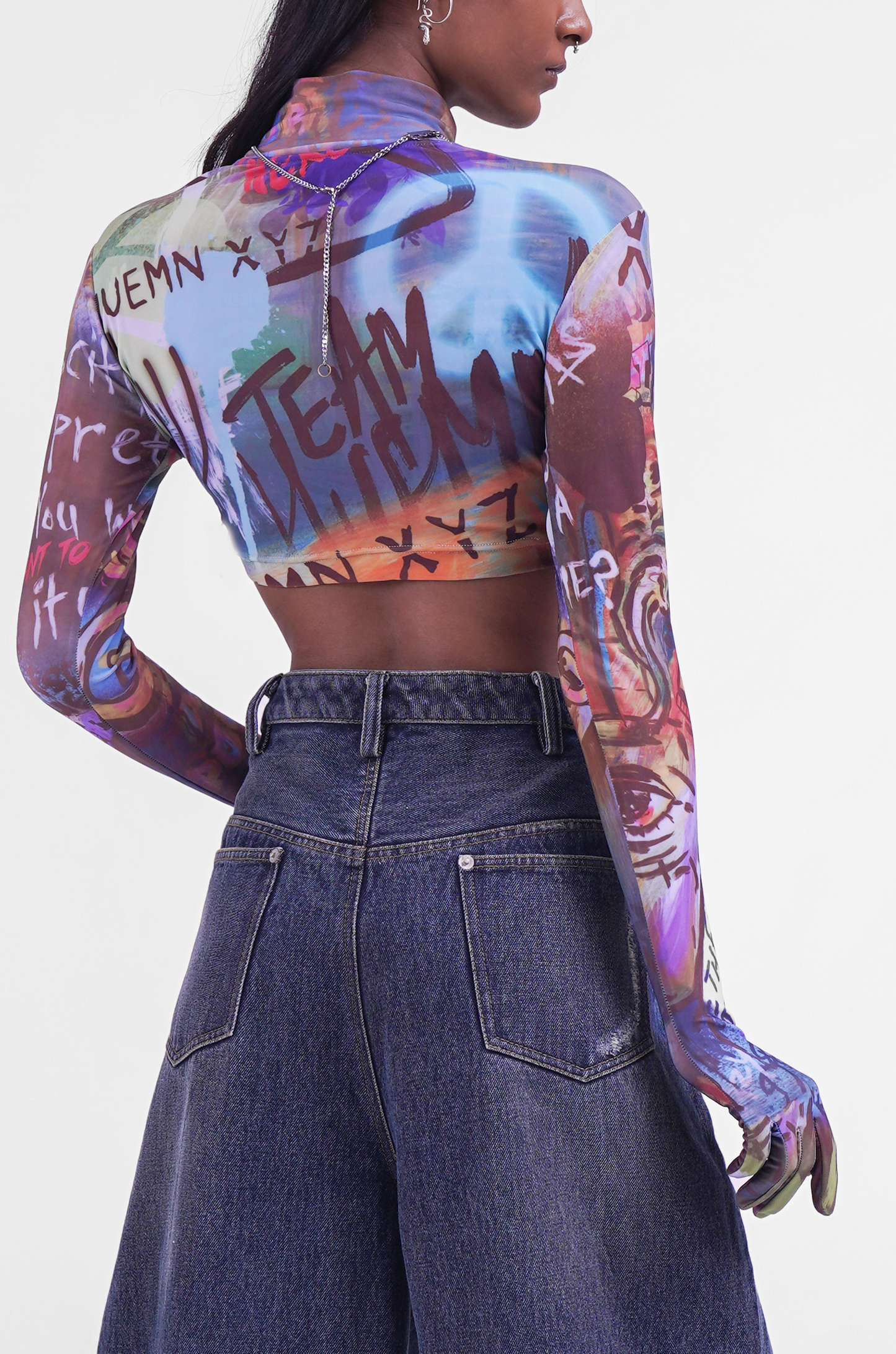 Second Skin Crop Top 2.0 (Graffiti)