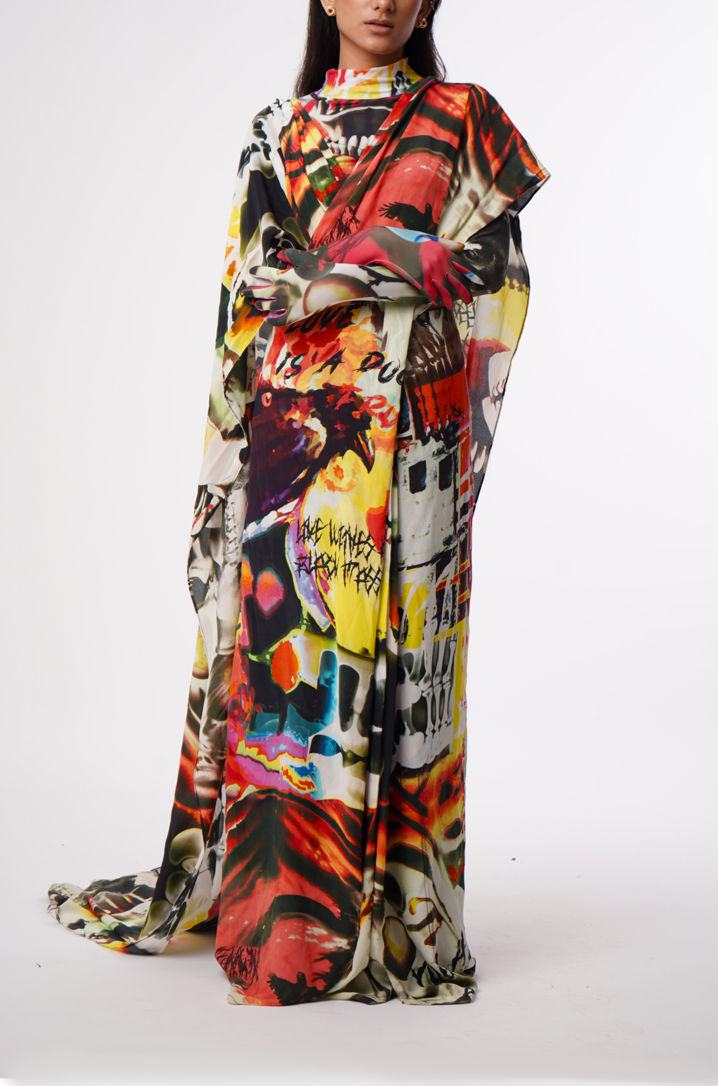 'Return Of The Gorilla' Hybrid Sari-Pants