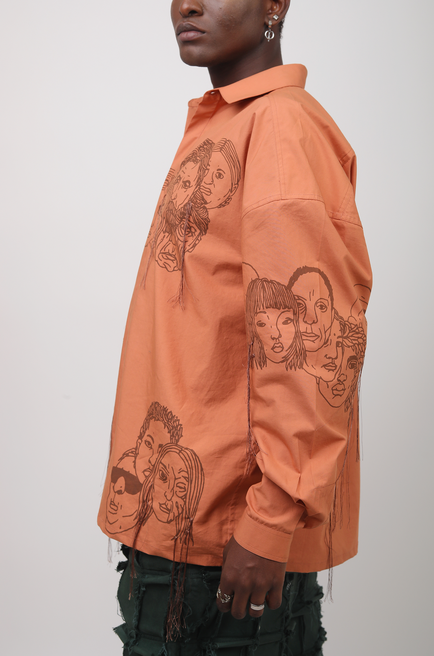 Handcrafted Diversity Stream Shirt (Copper Tan)