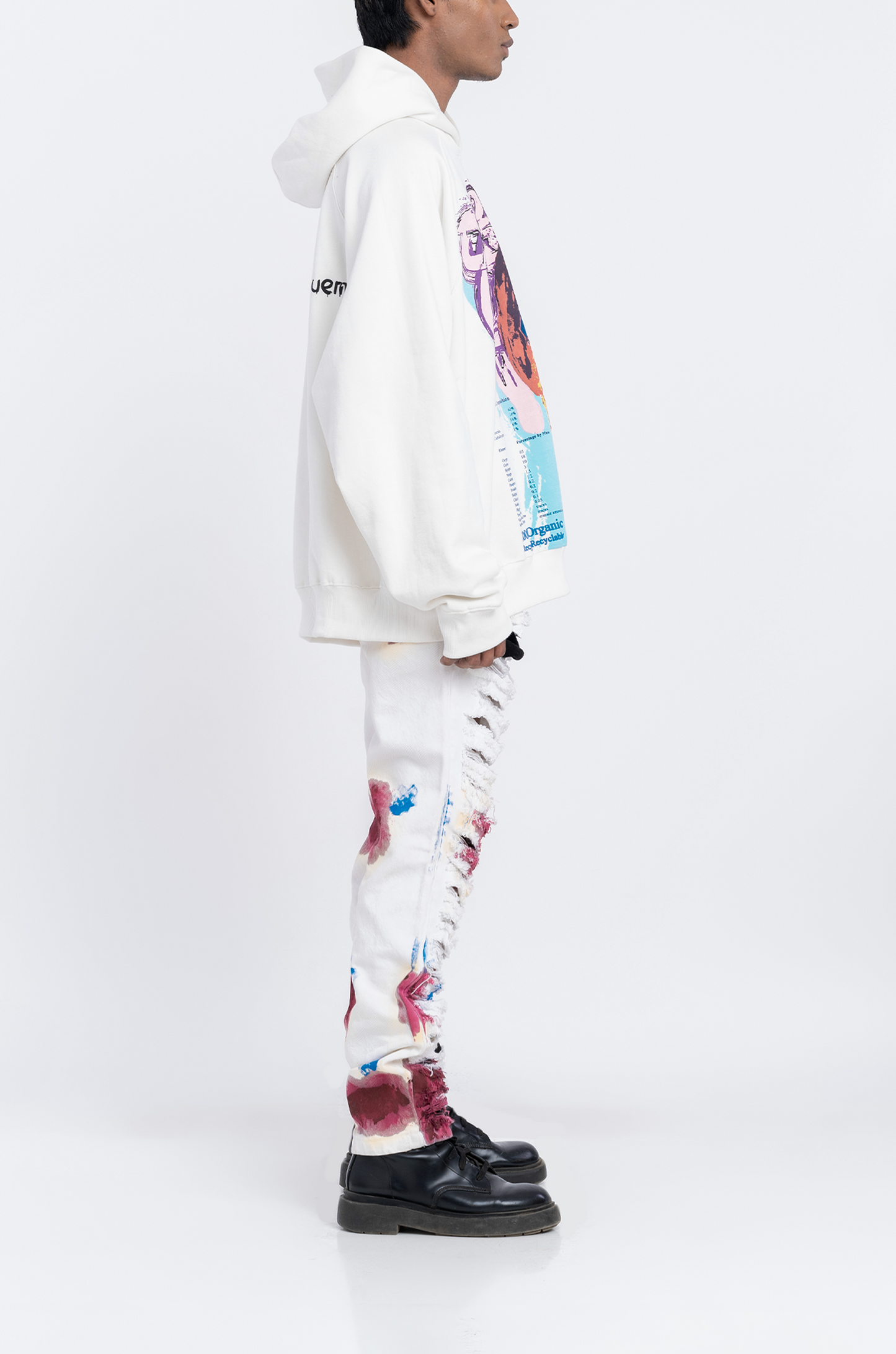 '8 Billion Flavours' Hoodie (White)