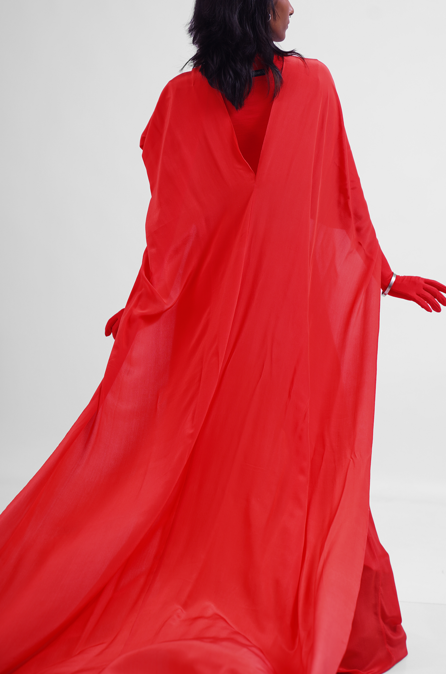 Hybrid Sari-Pants (Iconic Red)